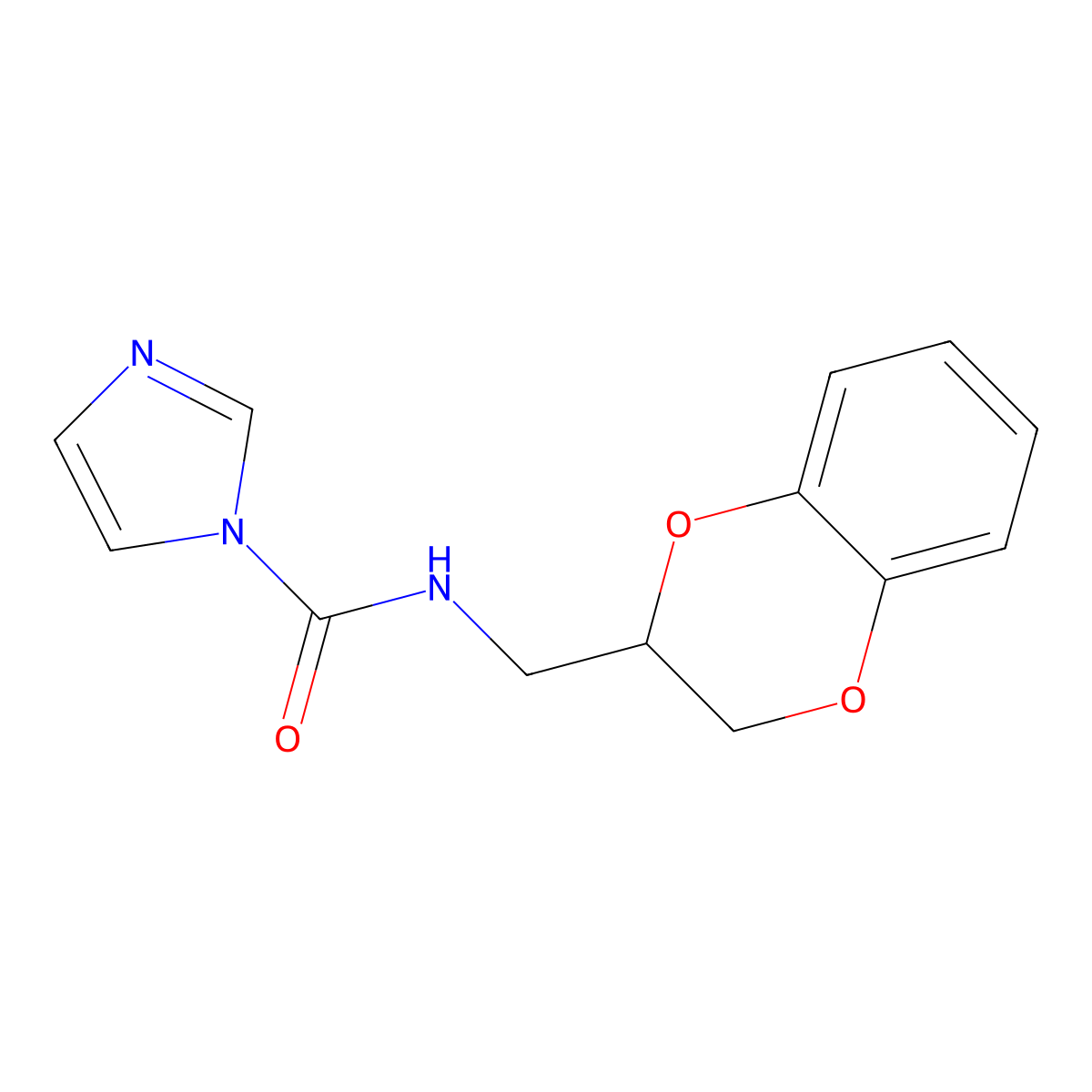 N-(2,3-dihydro-1,4-benzodioxin-2-ylmethyl)-1H-imidazole-1-carboxamide molecular structure, CAS 1087784-59-5