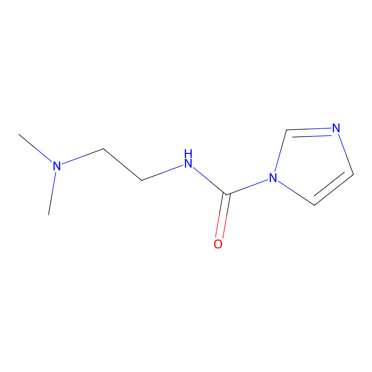 N-[2-(dimethylamino)ethyl]-1H-imidazole-1-carboxamide molecular structure, CAS 1087788-26-8