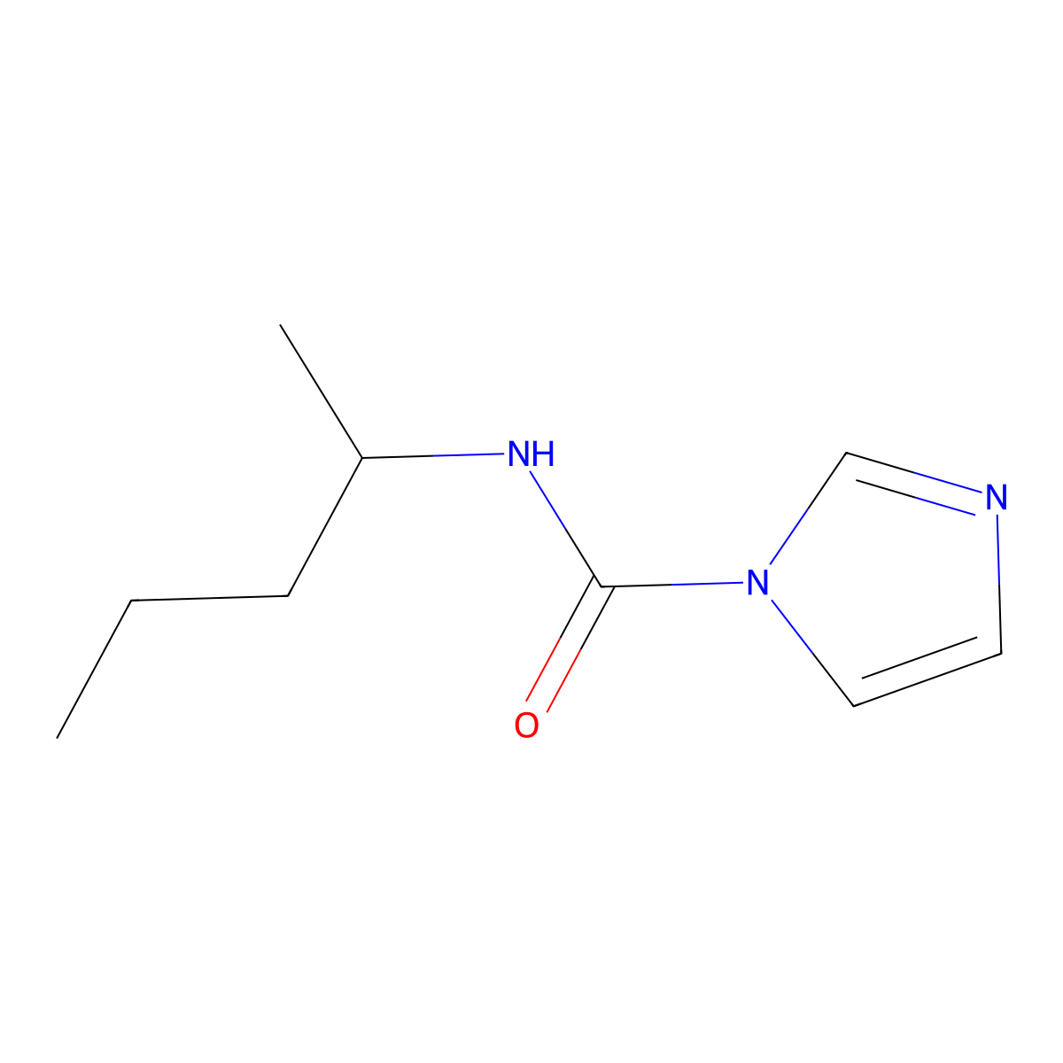 N-(Pentan-2-yl)-1H-imidazole-1-carboxamide molecular structure, CAS 1087788-27-9