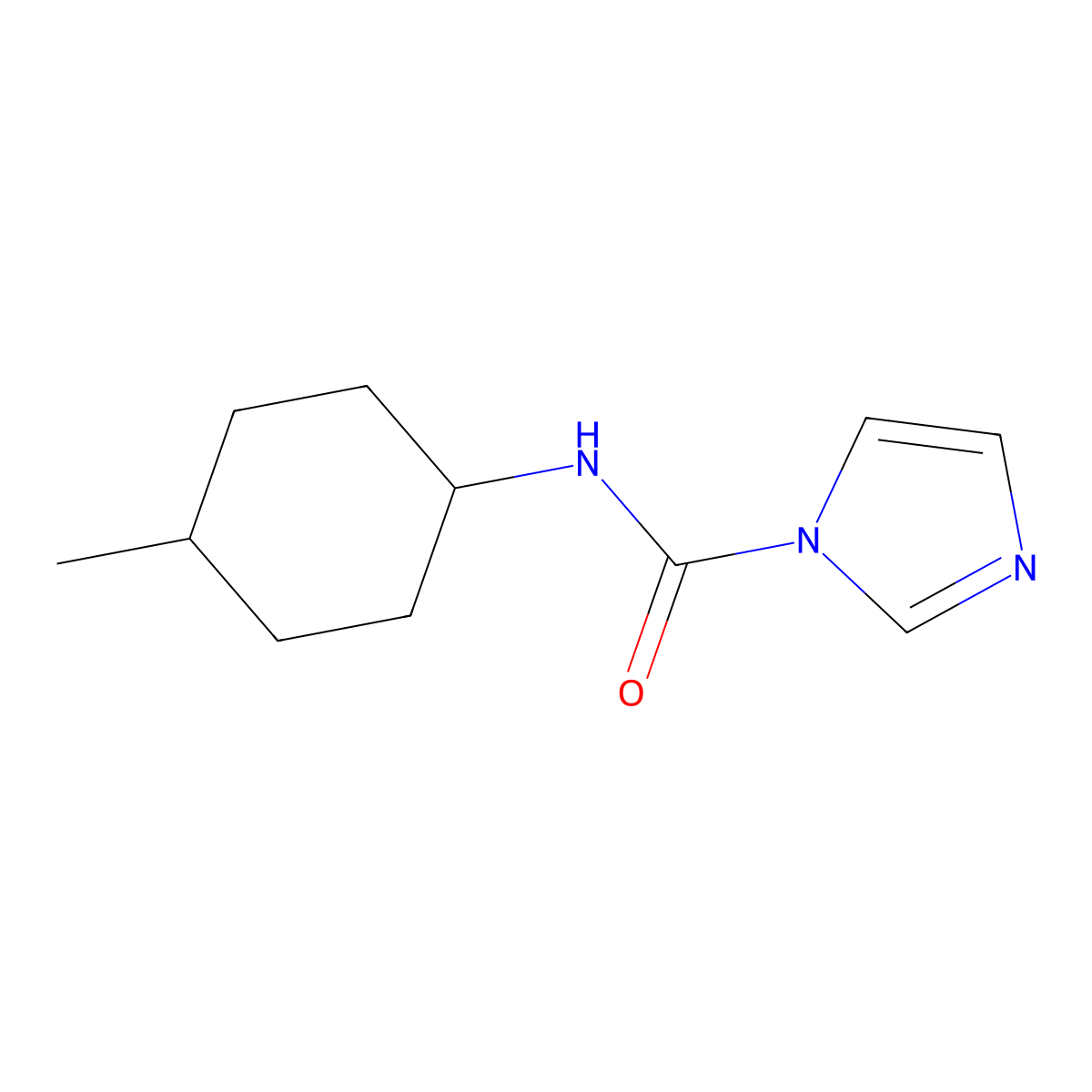 N-(4-methylcyclohexyl)-1H-imidazole-1-carboxamide molecular structure, CAS 1087788-29-1