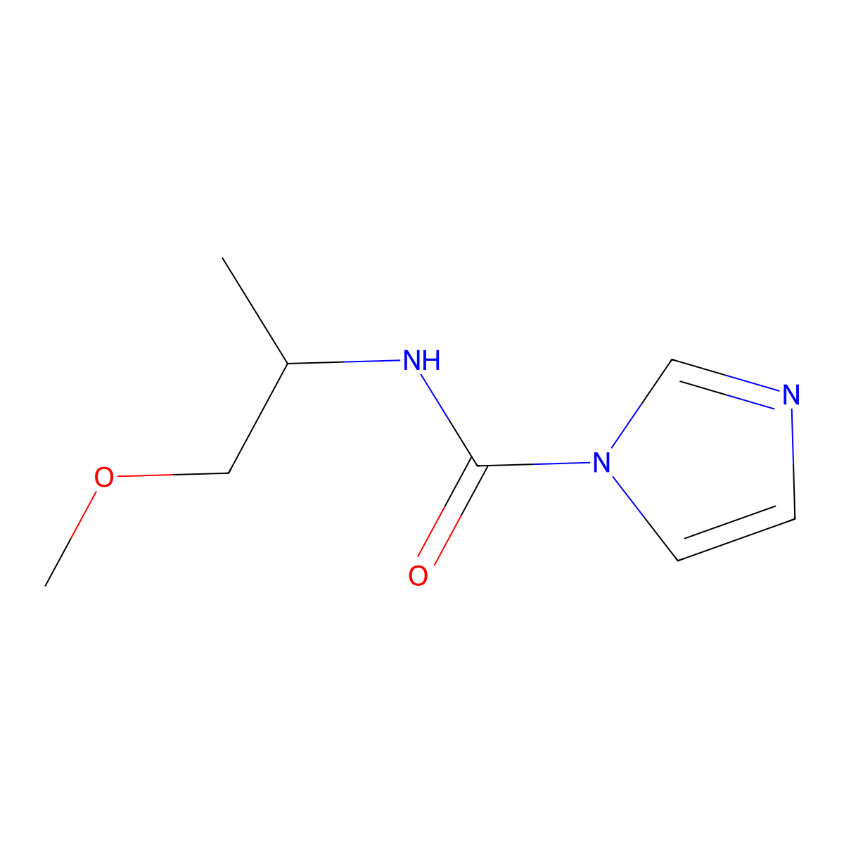 n-(1-Methoxypropan-2-yl)-1h-imidazole-1-carboxamide molecular structure, CAS 1087788-32-6