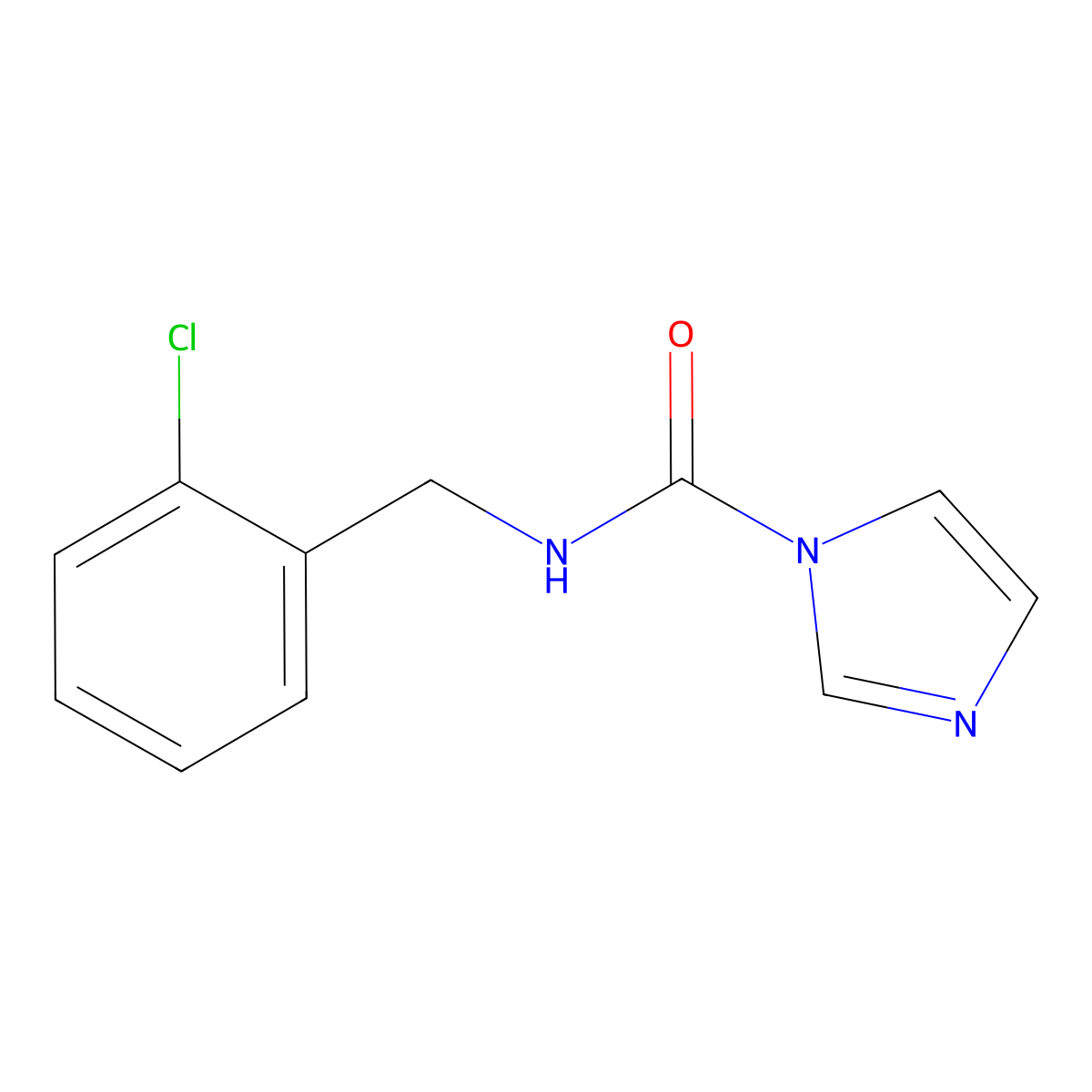 N-[(2-chlorophenyl)methyl]-1H-imidazole-1-carboxamide molecular structure, CAS 1087788-45-1