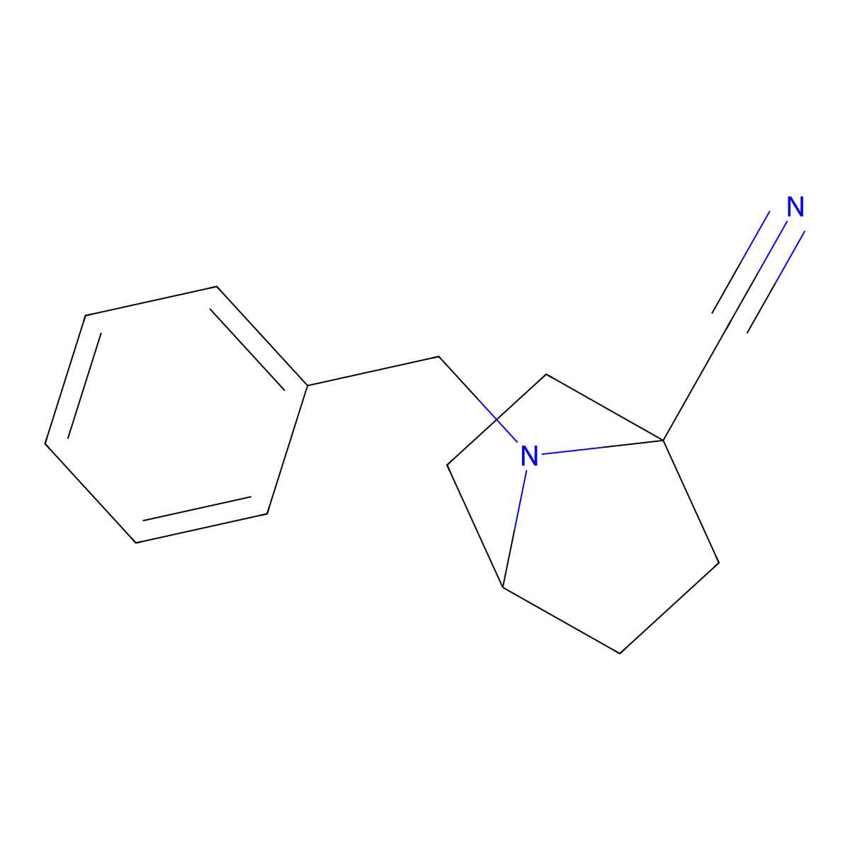 7-Benzyl-7-azabicyclo[2.2.1]heptane-1-carbonitrile molecular structure, CAS 1087789-01-2