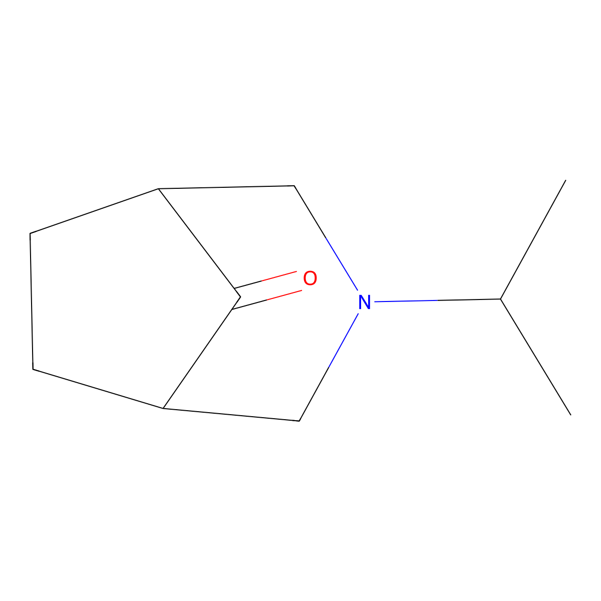 3-(Propan-2-yl)-3-azabicyclo[3.2.1]octan-8-one molecular structure, CAS 1087789-16-9
