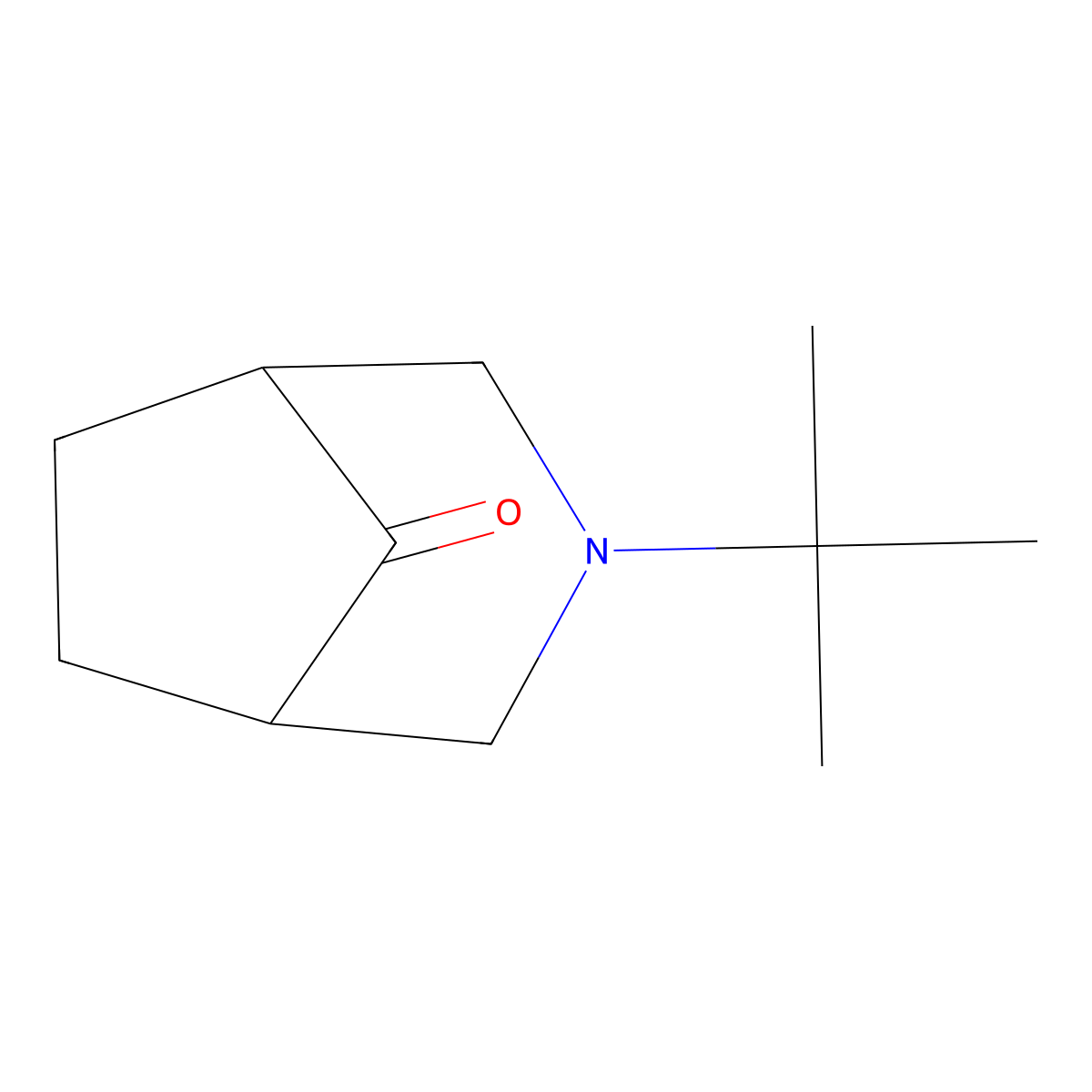 3-Tert-butyl-3-azabicyclo[3.2.1]octan-8-one molecular structure, CAS 1087789-17-0