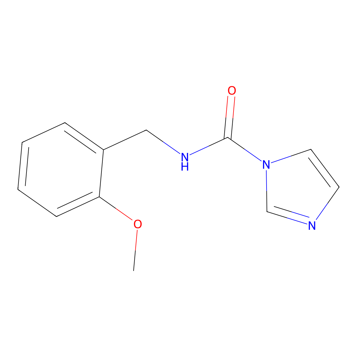 N-[(2-methoxyphenyl)methyl]-1H-imidazole-1-carboxamide molecular structure, CAS 1087792-05-9