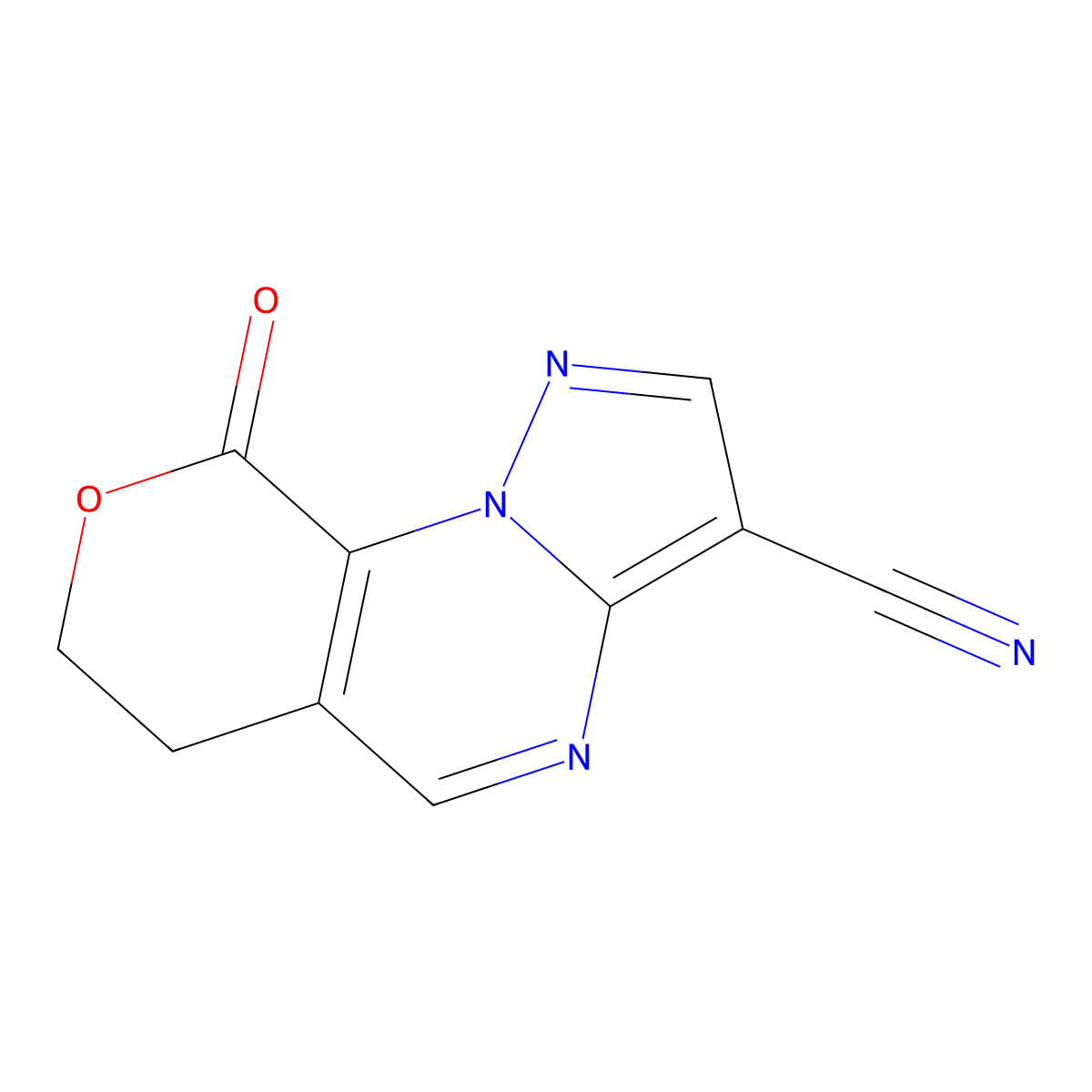 13-Oxo-12-oxa-2,3,7-triazatricyclo[7.4.0.0,2,6]trideca-1(9),3,5,7-tetraene-5-carbonitrile molecular structure, CAS 1087792-12-8