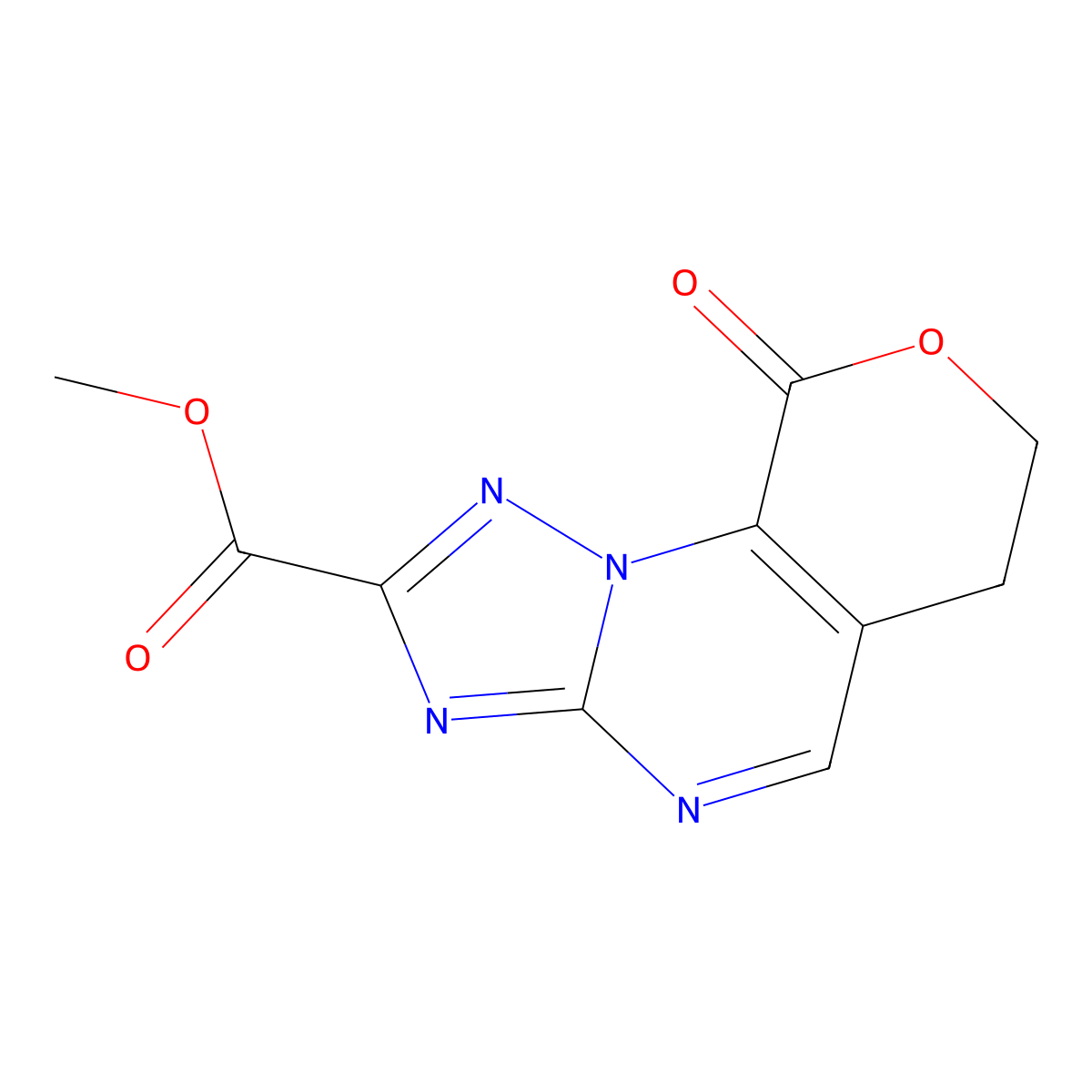 Methyl 13-oxo-12-oxa-2,3,5,7-tetraazatricyclo[7.4.0.0,2,6]trideca-1(9),3,5,7-tetraene-4-carboxylate molecular structure, CAS 1087792-34-4