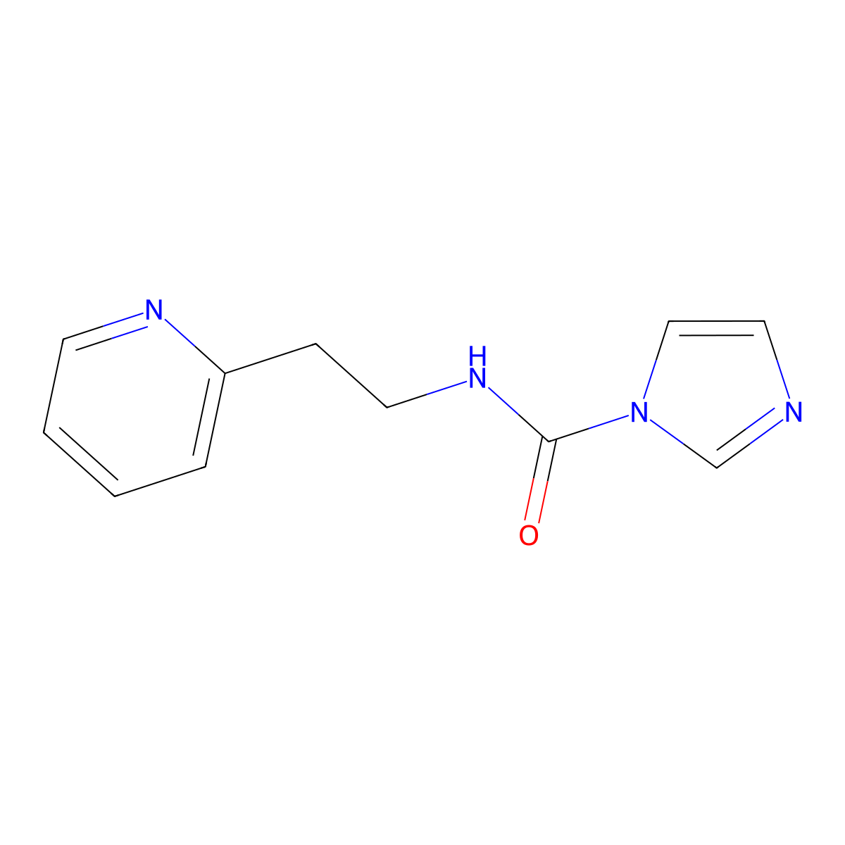 N-[2-(Pyridin-2-yl)ethyl]-1H-imidazole-1-carboxamide molecular structure, CAS 1087797-67-8