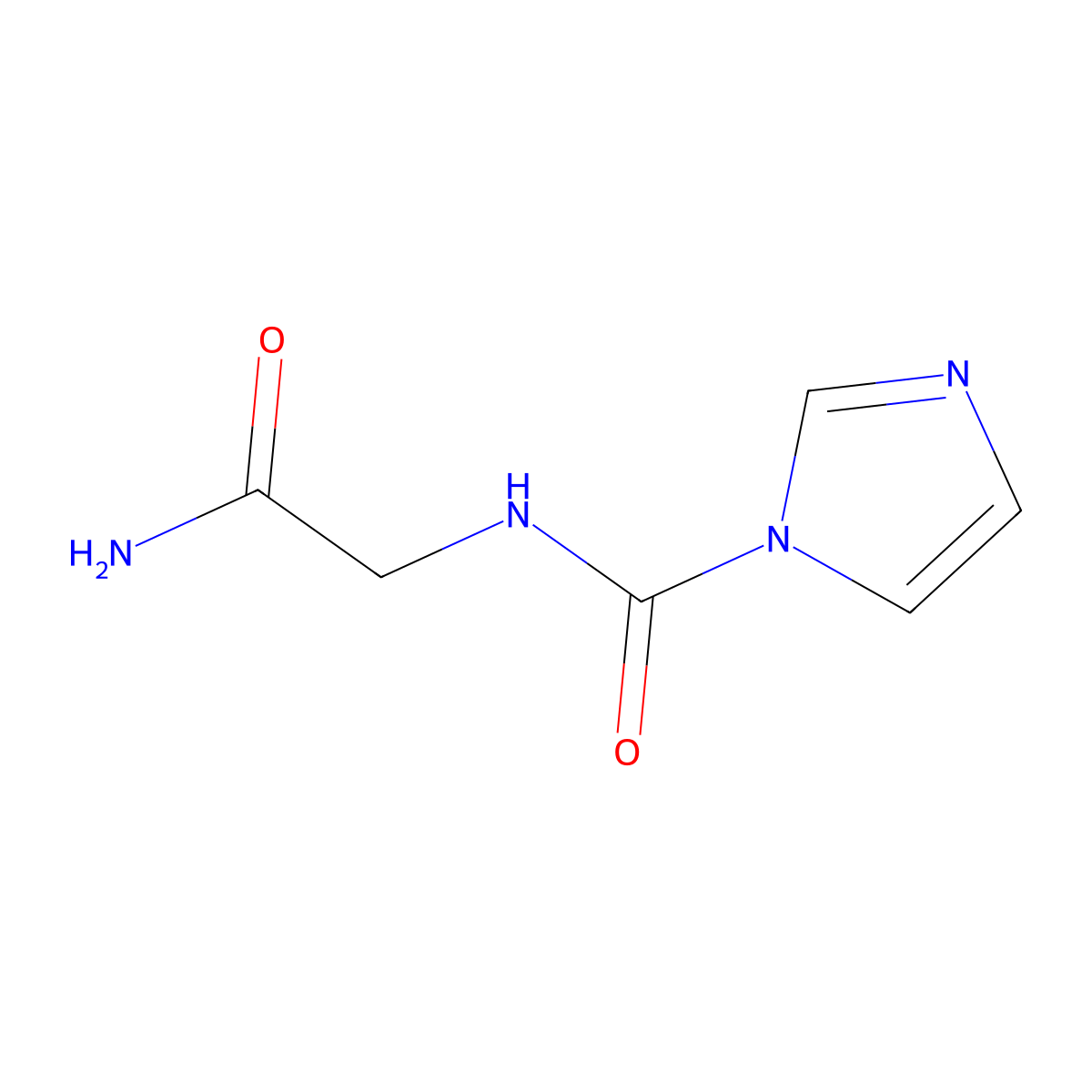 N-(2-amino-2-oxoethyl)-1H-imidazole-1-carboxamide molecular structure, CAS 1087797-69-0