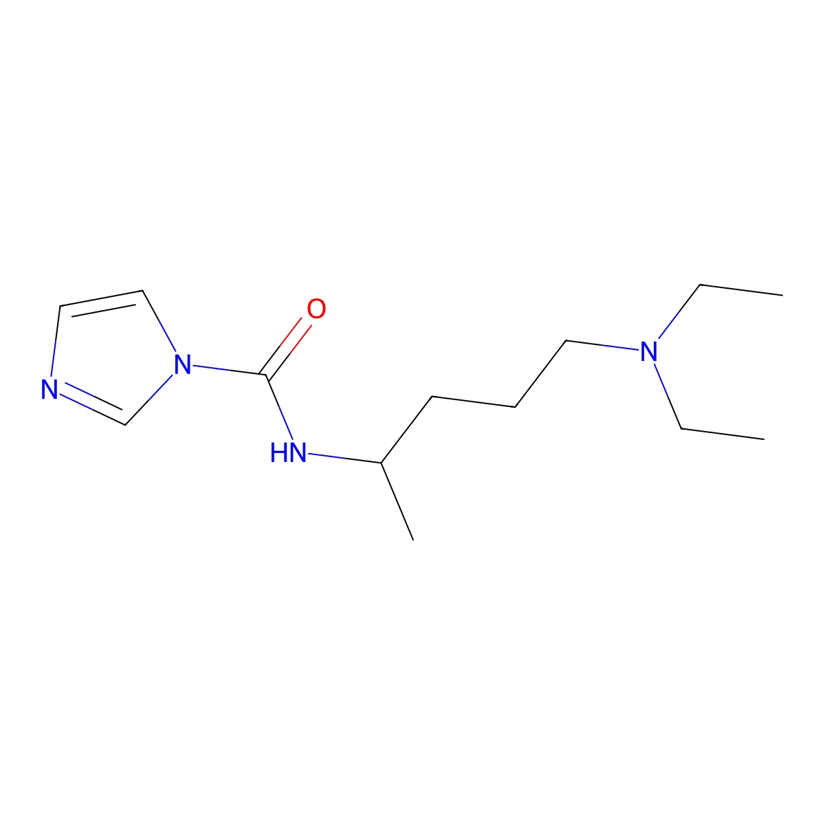 N-[5-(Diethylamino)pentan-2-yl]-1H-imidazole-1-carboxamide molecular structure, CAS 1087797-75-8