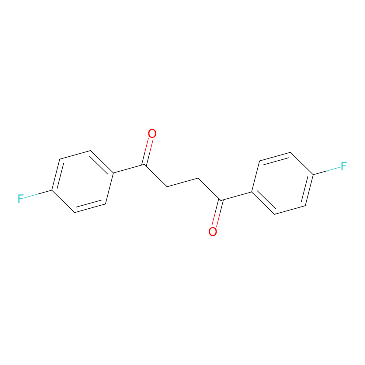 1,4-Bis(4-fluorophenyl)butane-1,4-dione molecular structure, CAS 108791-65-7