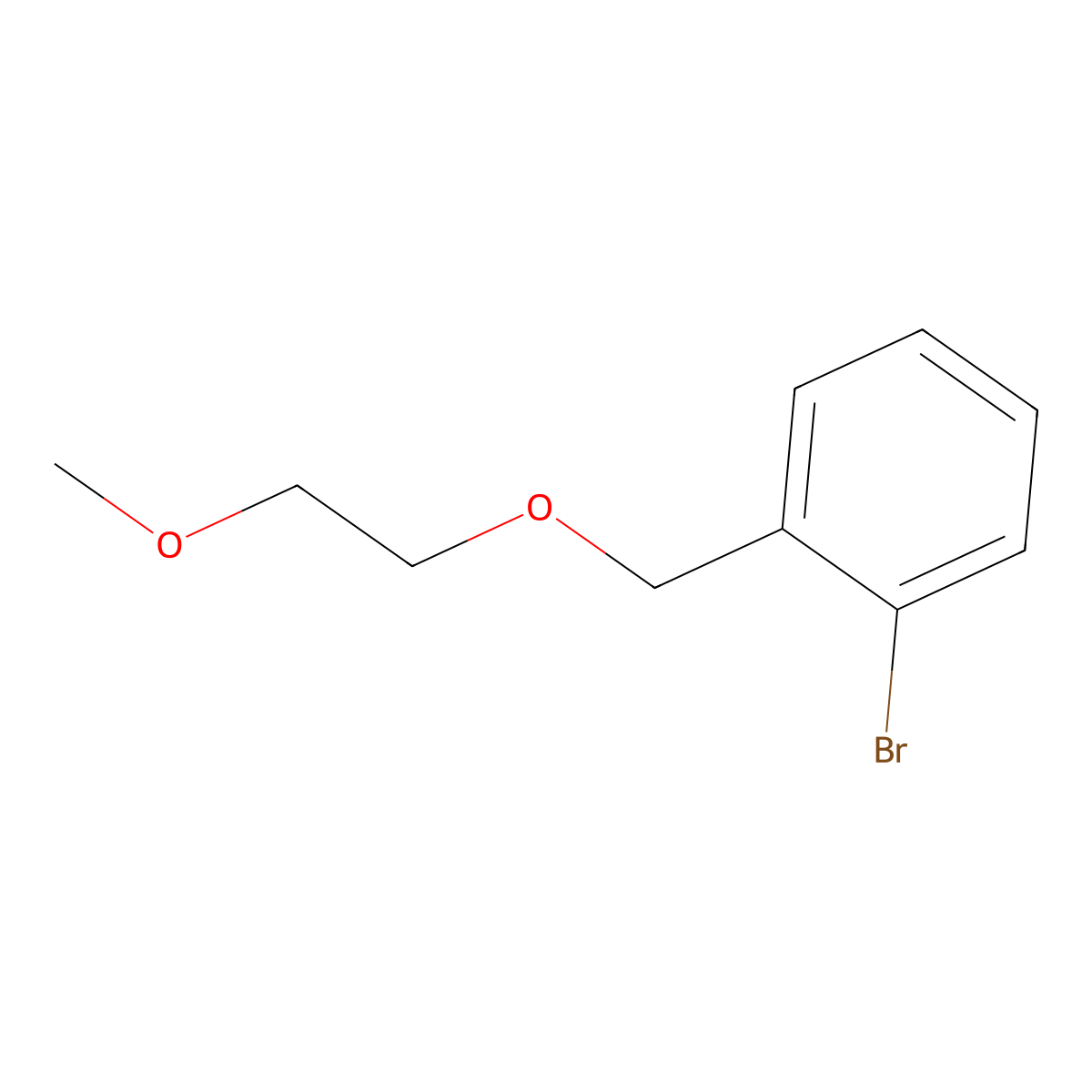 1-Bromo-2-((2-methoxyethoxy)methyl)benzene molecular structure, CAS 108791-75-9