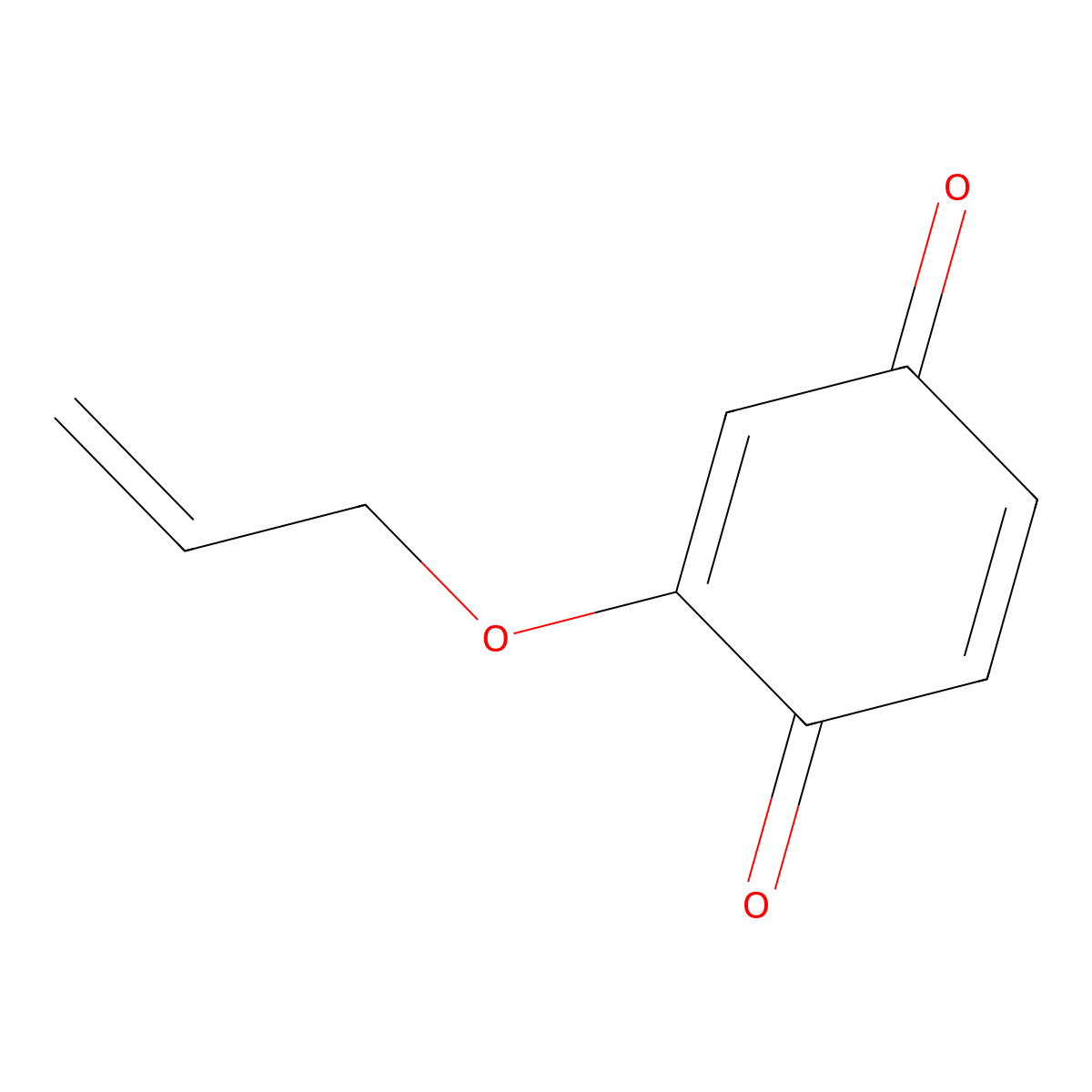 2-(Allyloxy)cyclohexa-2,5-diene-1,4-dione molecular structure, CAS 108794-69-0