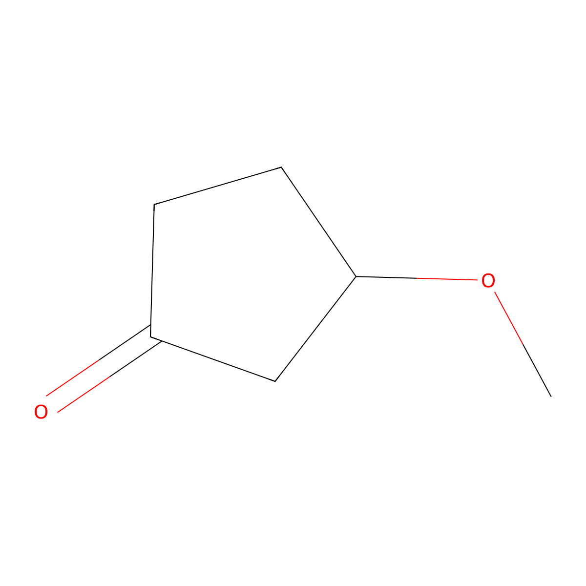 3-Methoxycyclopentanone molecular structure, CAS 108811-43-4