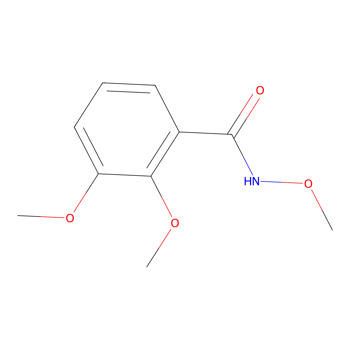 N,2,3-trimethoxybenzamide molecular structure, CAS 1088199-43-2