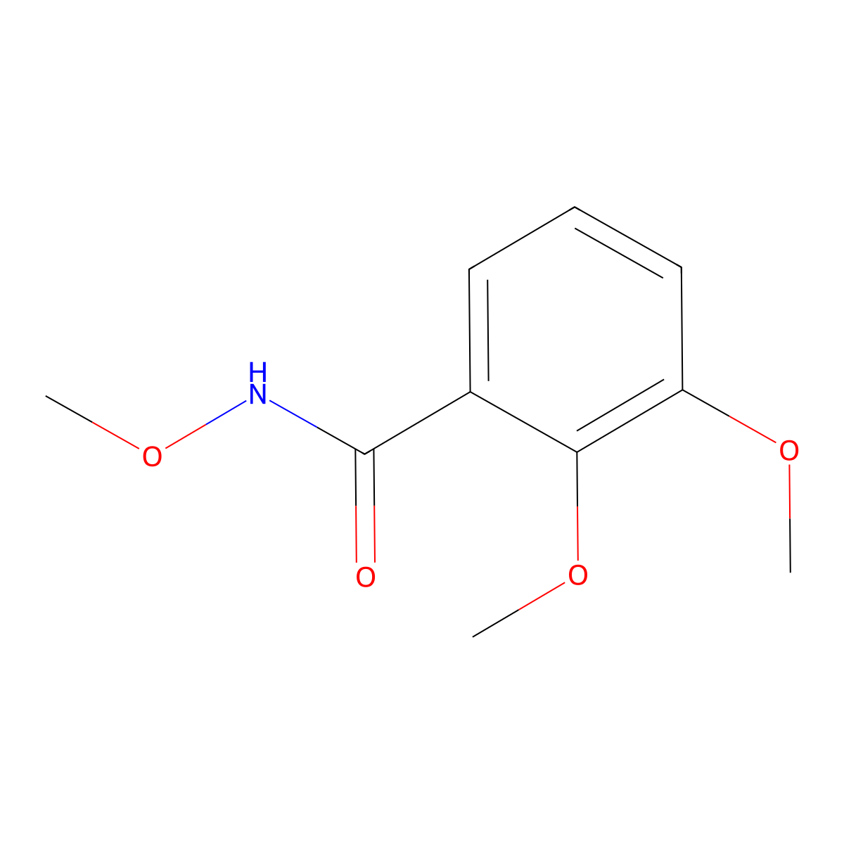 N,2,3-trimethoxybenzamide molecular structure, CAS 1088199-43-2