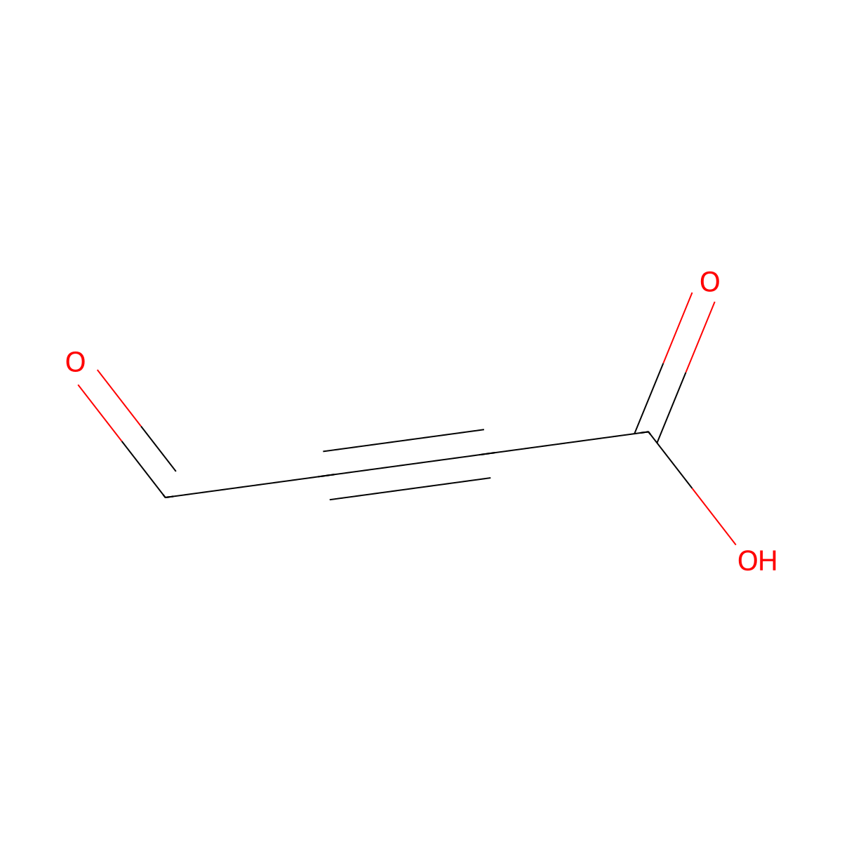 4-Oxobut-2-ynoic acid molecular structure, CAS 1088231-00-8