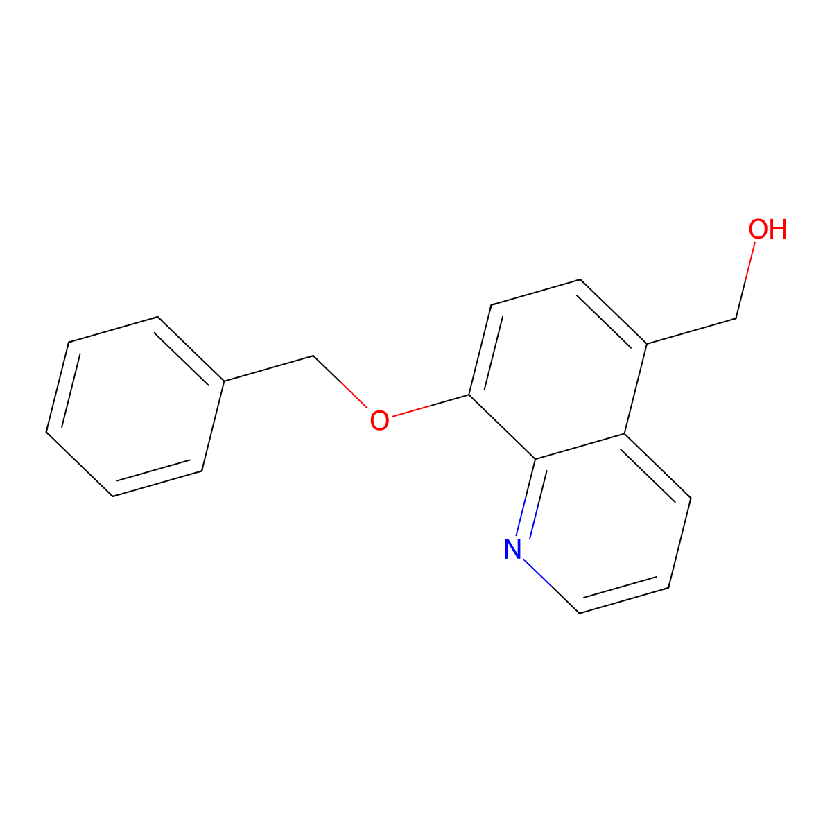 (8-(Benzyloxy)quinolin-5-yl)methanol molecular structure, CAS 108835-25-2