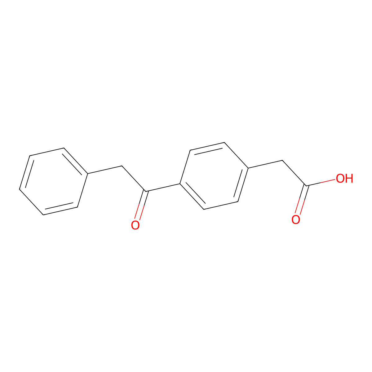 2-(4-(2-Phenylacetyl)phenyl)acetic acid molecular structure, CAS 108837-08-7