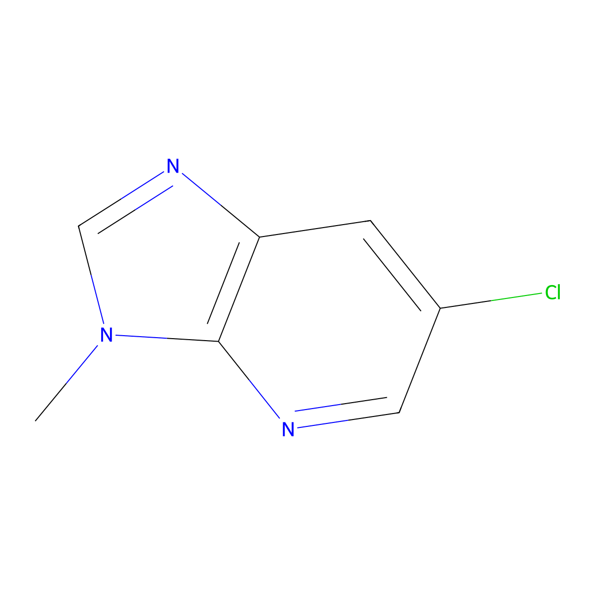 6-Chloro-3-methyl-3H-imidazo[4,5-b]pyridine molecular structure, CAS 108847-89-8