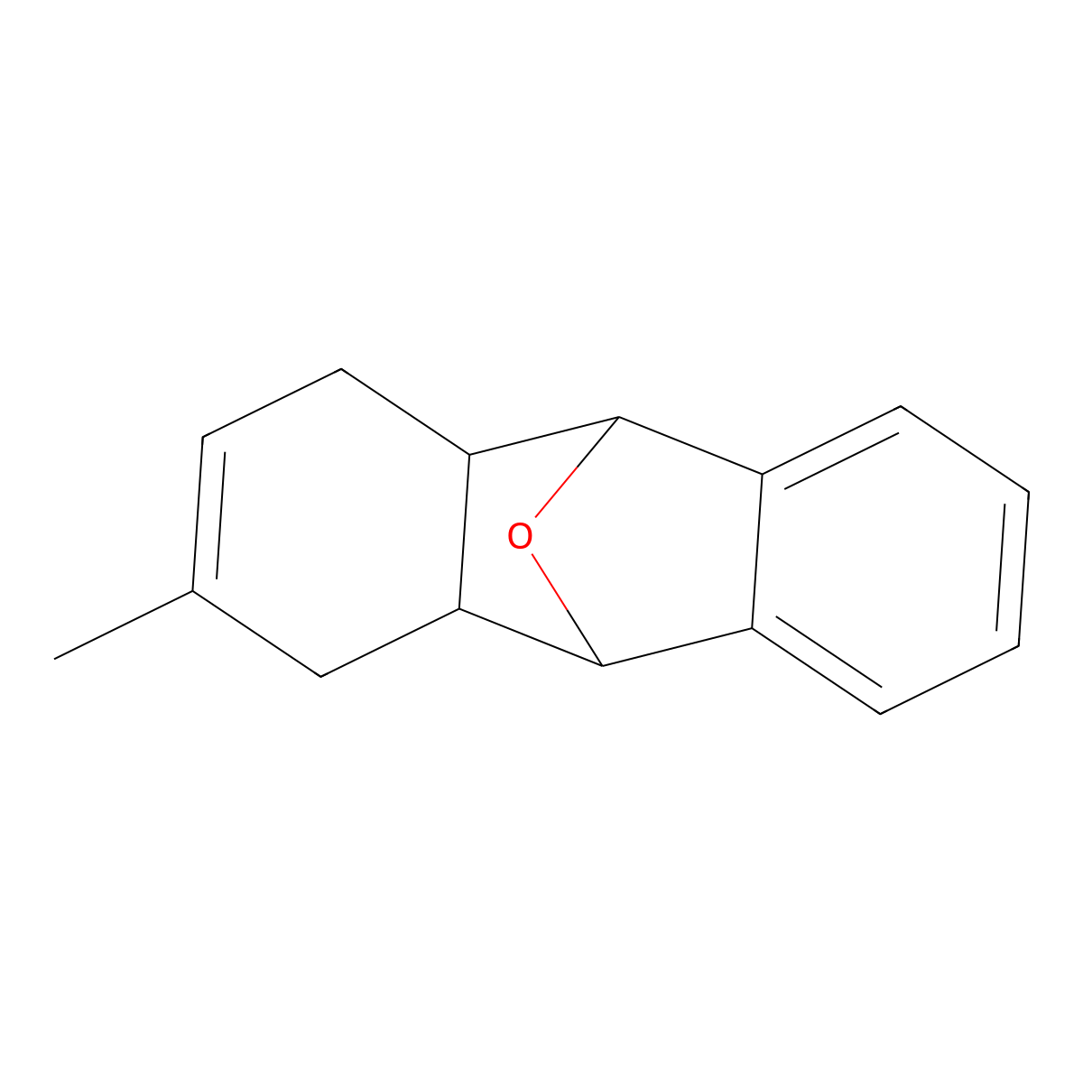 11-Methyl-15-oxatetracyclo[6.6.1.0~2,7~.0~9,14~]pentadeca-2,4,6,11-tetraene molecular structure, CAS 108850-57-3