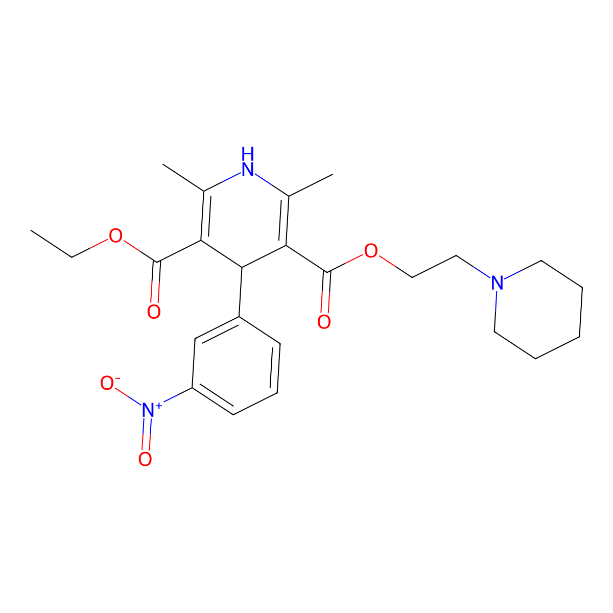 Diperdipine molecular structure, CAS 108852-42-2