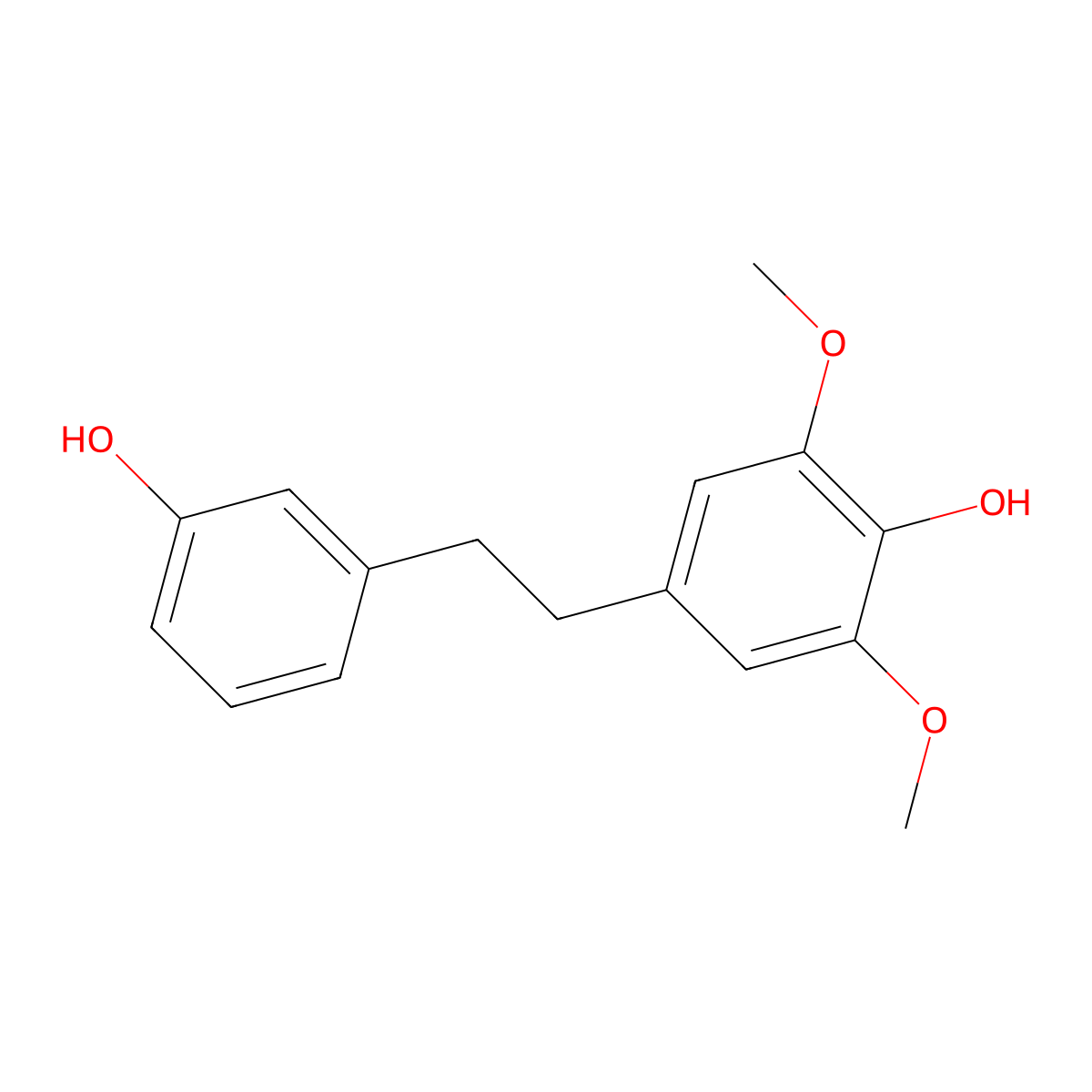 4-[2-(3-Hydroxyphenyl)ethyl]-2,6-dimethoxyphenol molecular structure, CAS 108853-12-9