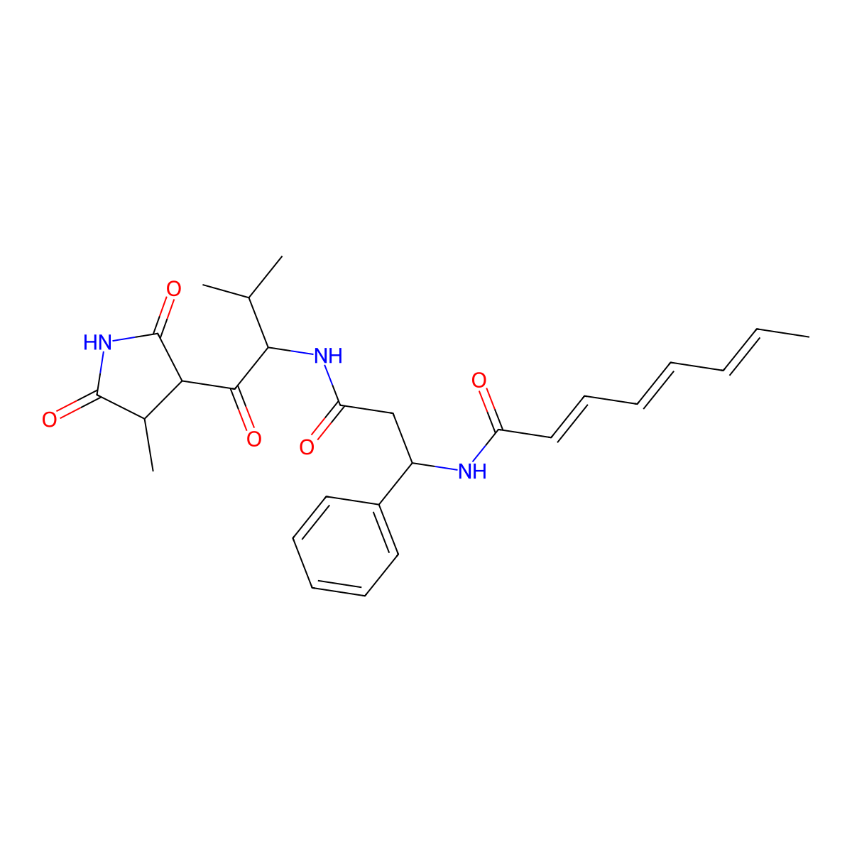 Andrimid molecular structure, CAS 108868-95-7