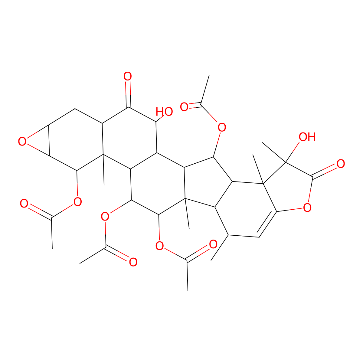 Taccalonolide A molecular structure, CAS 108885-68-3