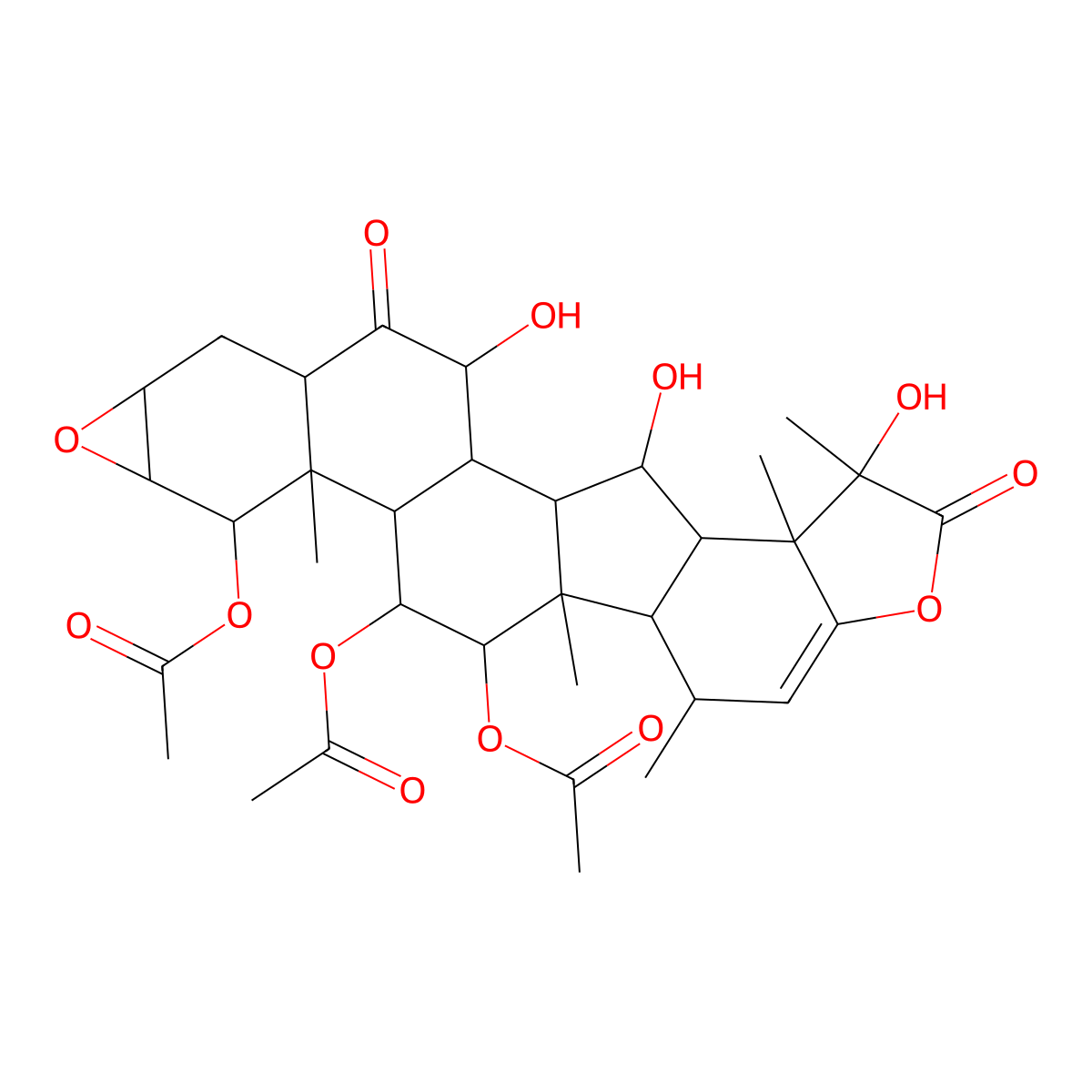 Taccalonolide B molecular structure, CAS 108885-69-4