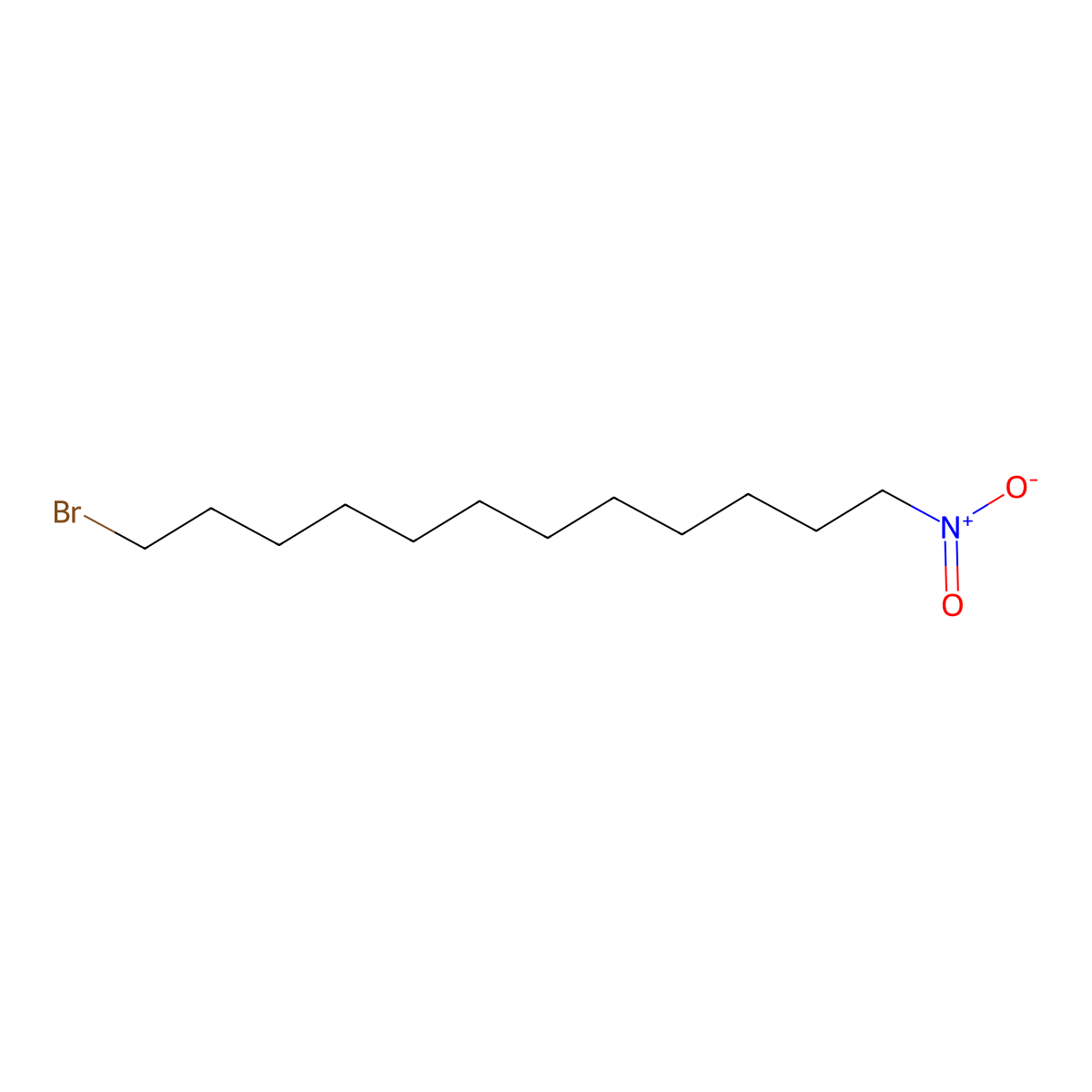 1-Bromo-12-nitrododecane molecular structure, CAS 1088851-61-9
