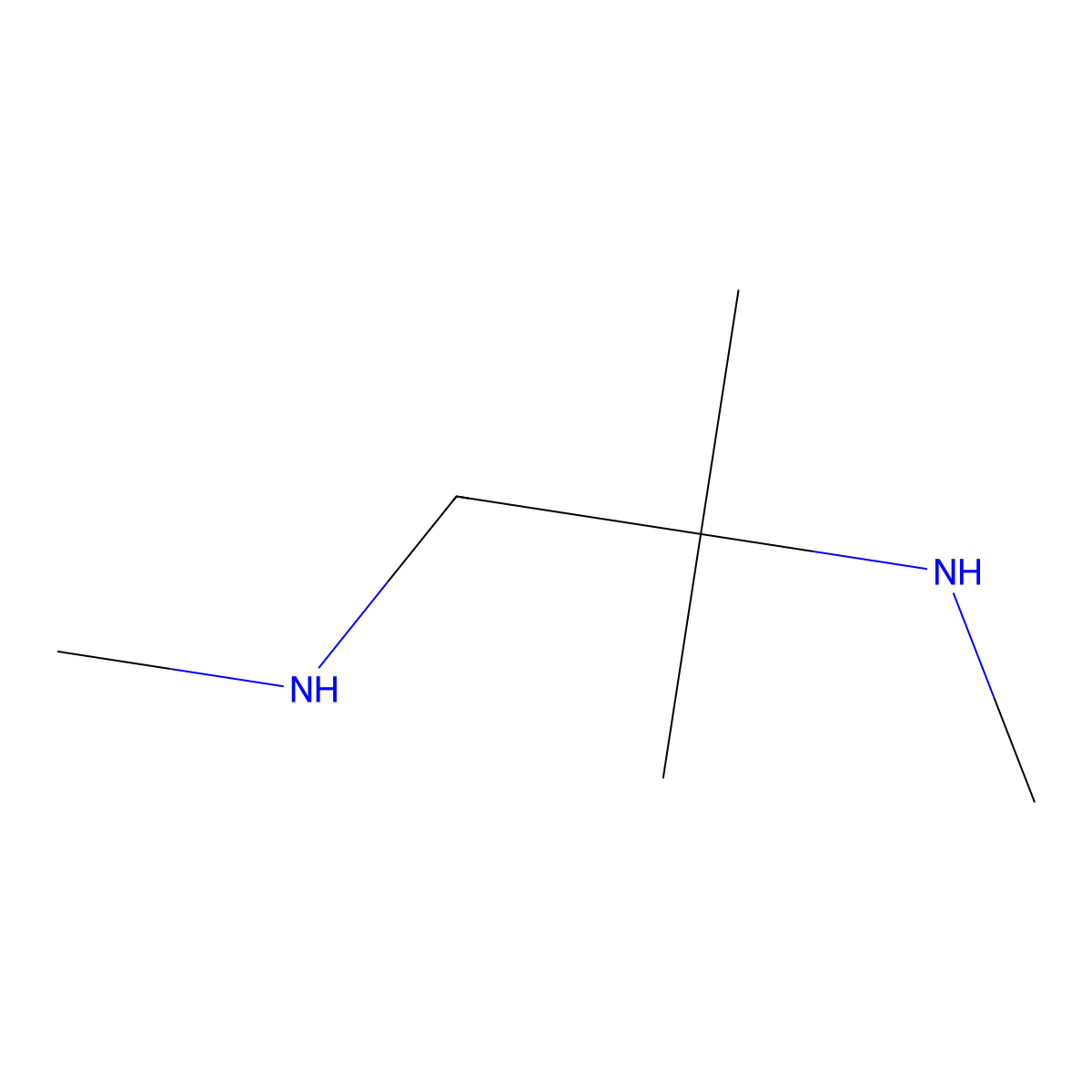Methyl[2-methyl-2-(methylamino)propyl]amine molecular structure, CAS 1088863-21-1