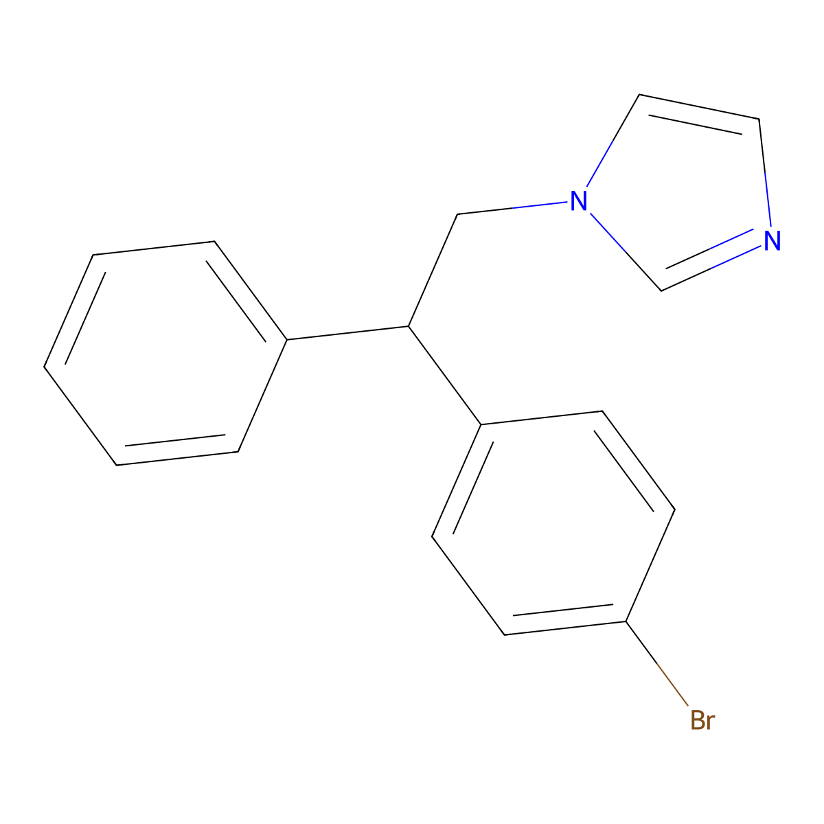 Brolaconazole molecular structure, CAS 108894-40-2