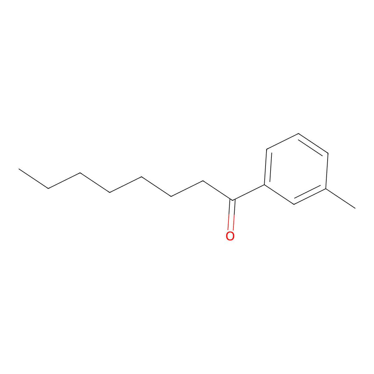 1-(3-Methylphenyl)octan-1-one molecular structure, CAS 108896-08-8