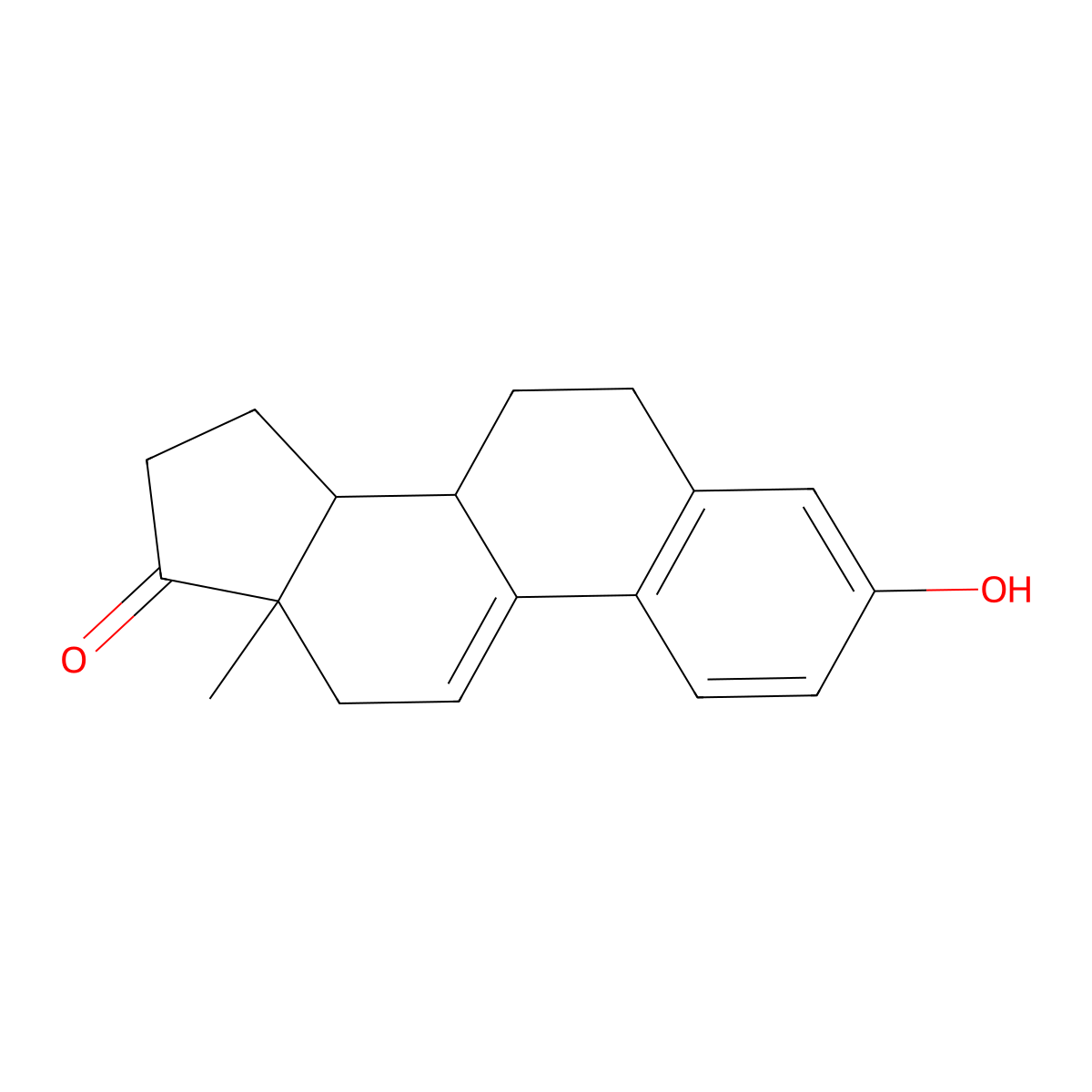 3-Hydroxy-estra-1,3,5(10),9(11)-tetraen-17-one molecular structure, CAS 1089-80-1