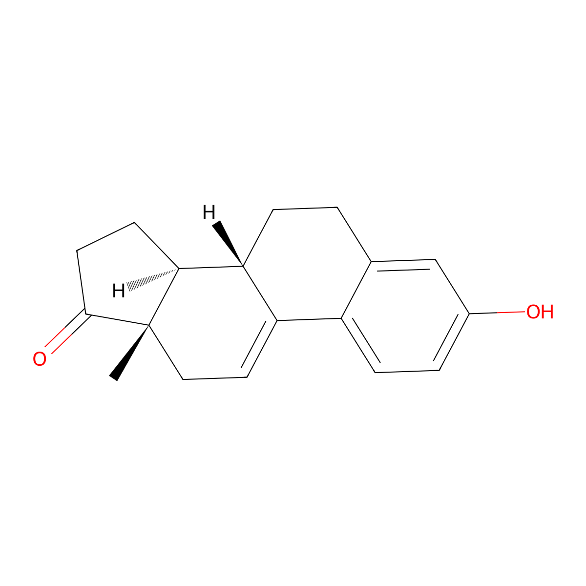 3-Hydroxy-estra-1,3,5(10),9(11)-tetraen-17-one molecular structure, CAS 1089-80-1