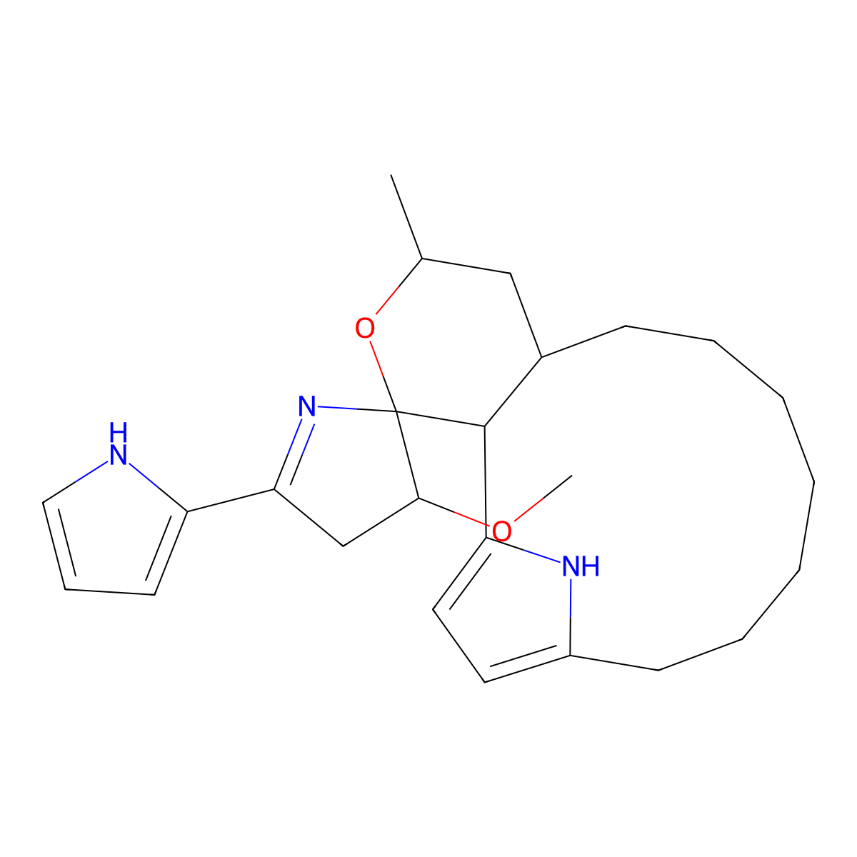 (2R,2'S,3S,5'S,7'S)-3-methoxy-5'-methyl-5-(1H-pyrrol-2-yl)spiro[3,4-dihydropyrrole-2,3'-4-oxa-18-azatricyclo[13.2.1.02,7]octadeca-1(17),15-diene] molecular structure, CAS 1089025-22-8