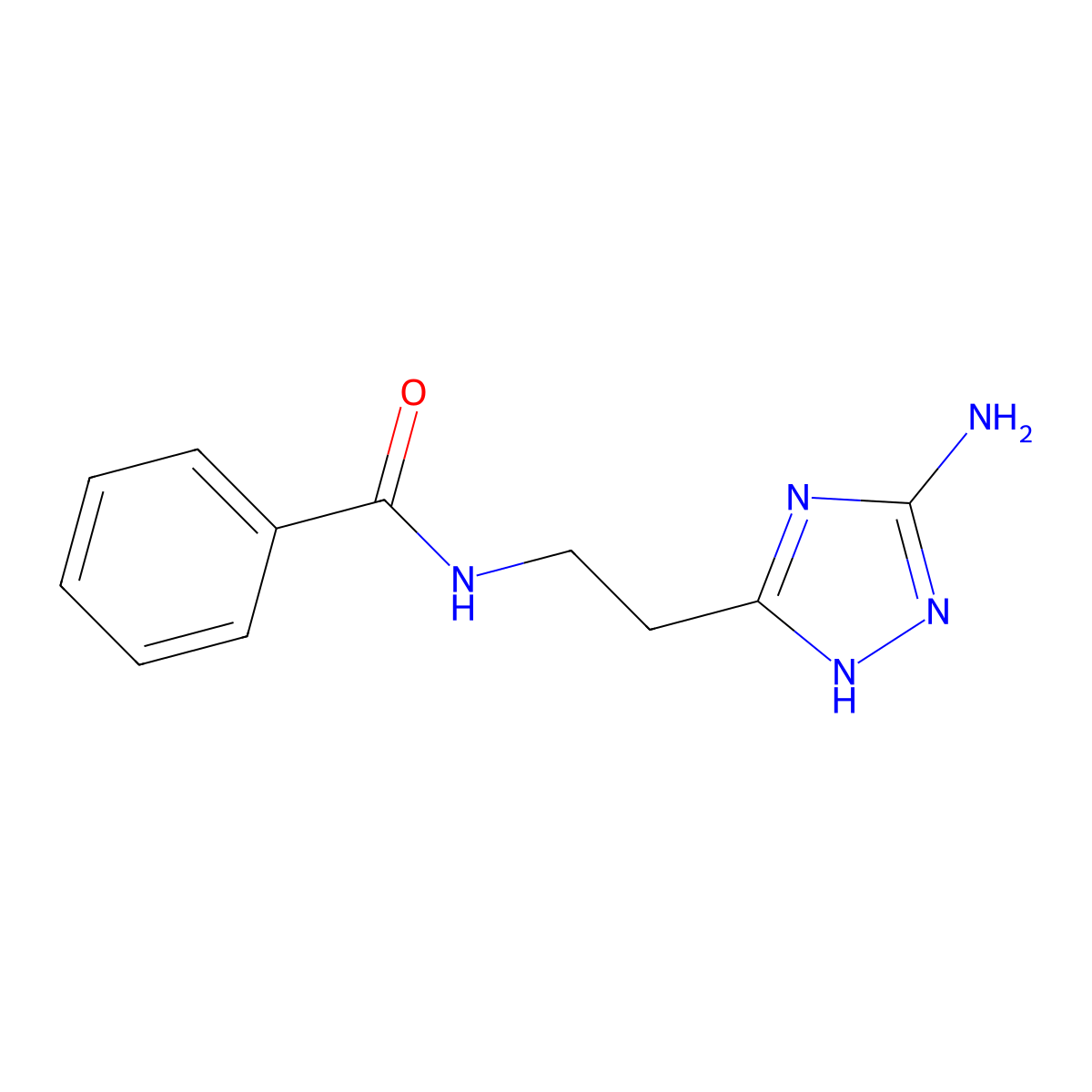 N-[2-(5-Amino-4H-1,2,4-triazol-3-yl)ethyl]benzamide molecular structure, CAS 108921-95-5
