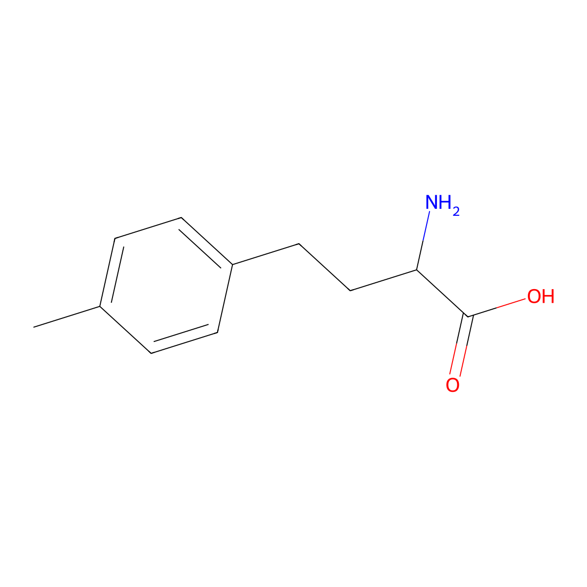 (R)-4-Methylhomophenylalanine molecular structure, CAS 1089276-04-9