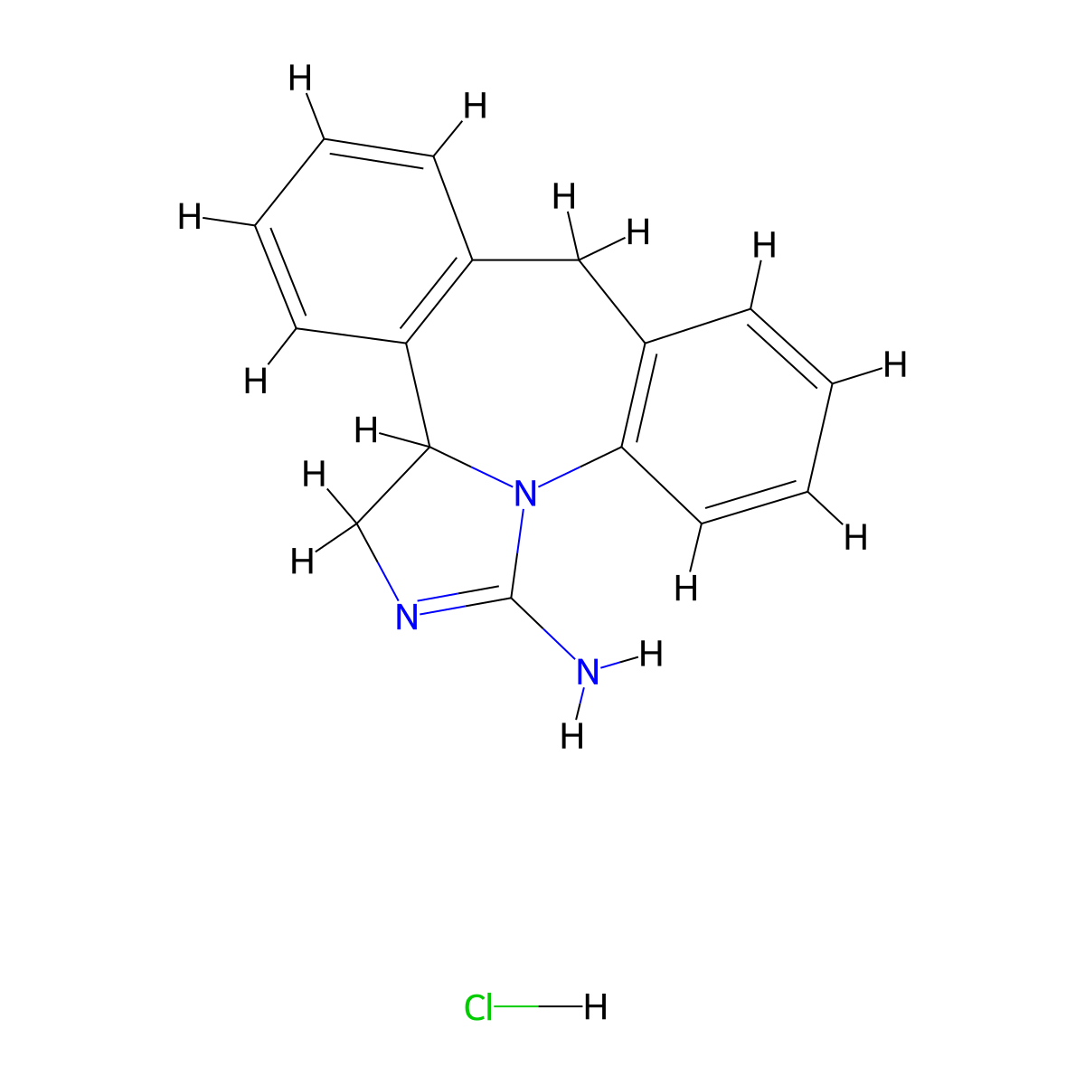 Epinastine Hydrochloride molecular structure, CAS 108929-04-0