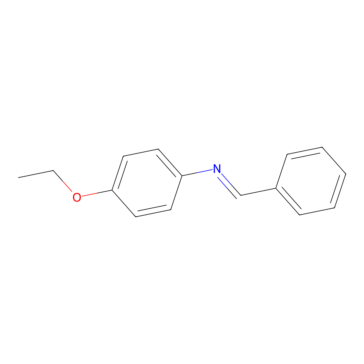 Benzylidene-(4-ethoxyphenyl)-amine molecular structure, CAS 1089304-08-4