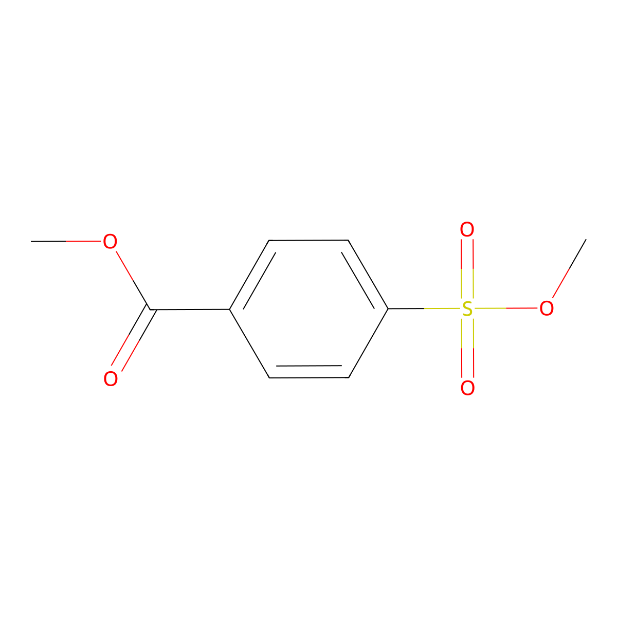 Methyl 4-(methoxysulfonyl)benzoate molecular structure, CAS 1089304-12-0