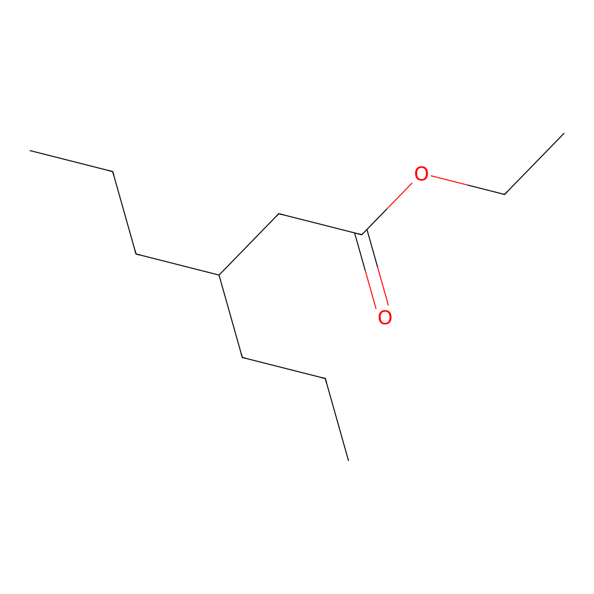 Ethyl 3-propylhexanoate molecular structure, CAS 1089315-43-4