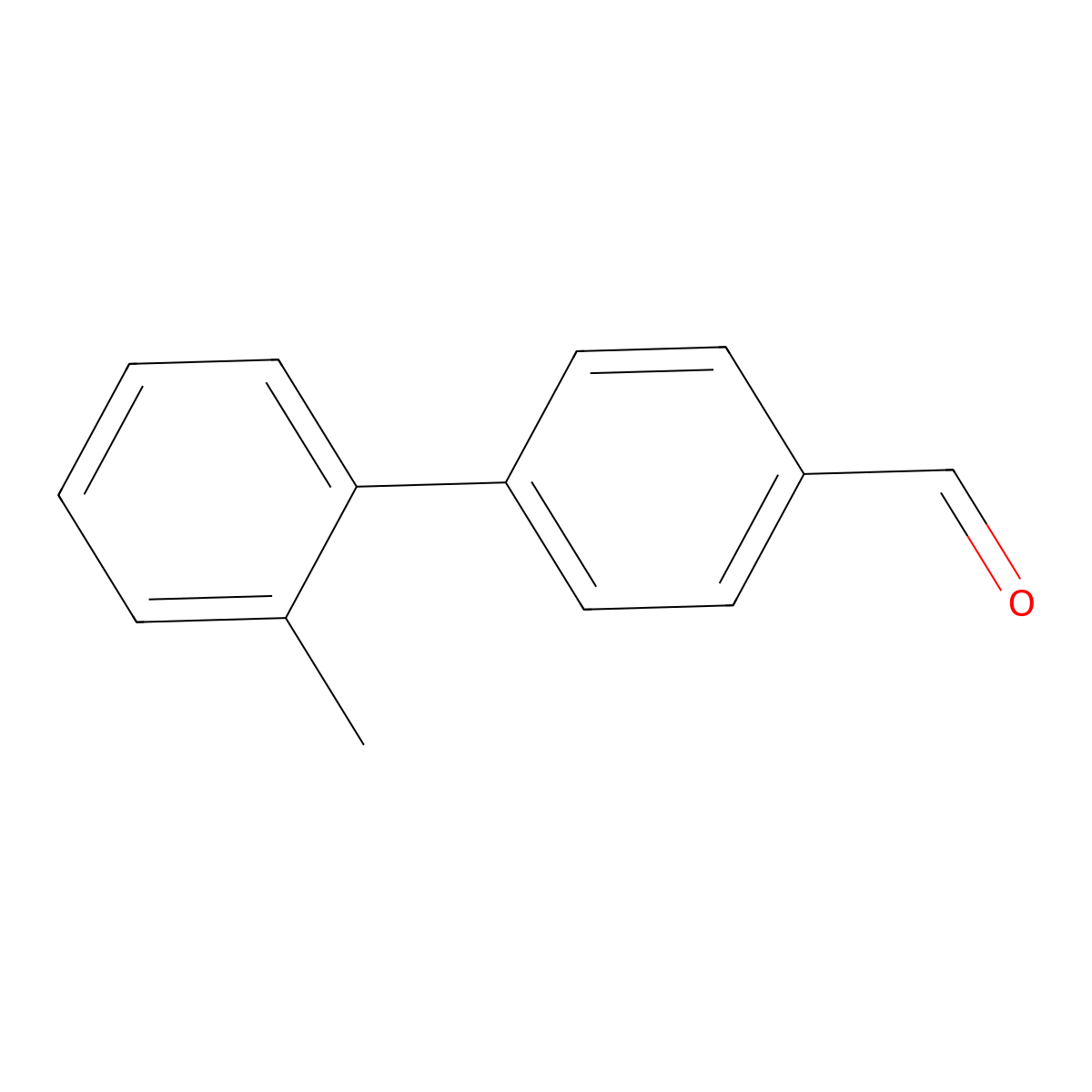 2'-Methyl-(1,1'-biphenyl)-4-carbaldehyde molecular structure, CAS 108934-21-0