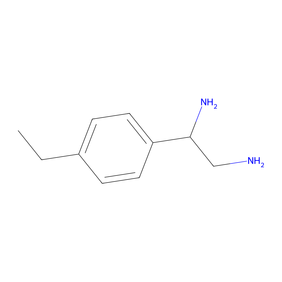 1-(4-Ethylphenyl)ethane-1,2-diamine molecular structure, CAS 1089348-45-7