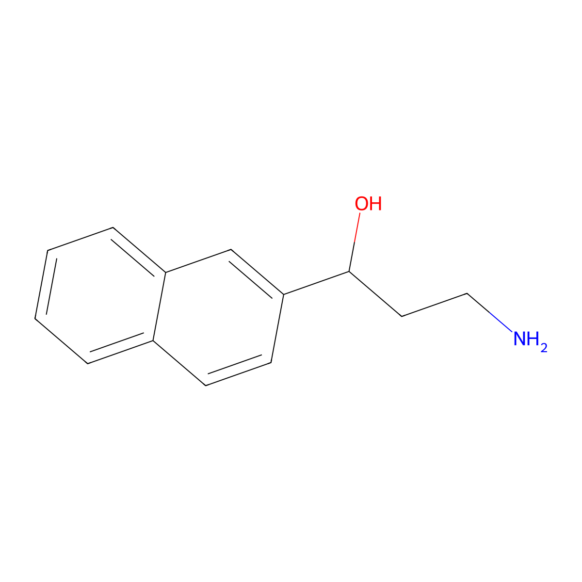 3-Amino-1-(2-naphthyl)propan-1-ol molecular structure, CAS 1089349-64-3
