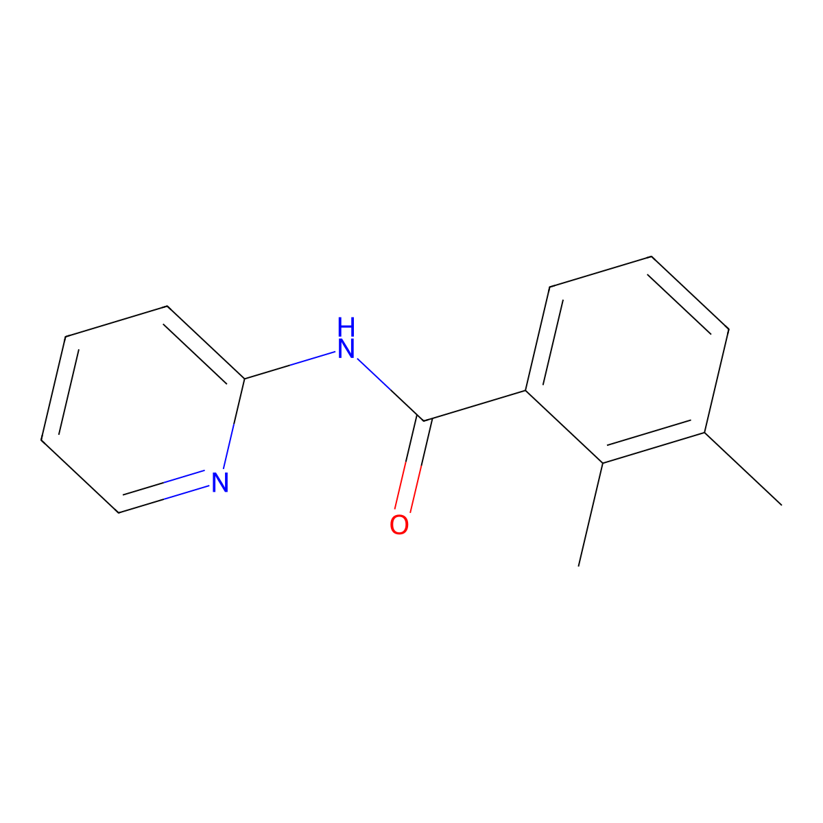 2,3-dimethyl-N-pyridin-2-ylbenzamide molecular structure, CAS 1089397-93-2