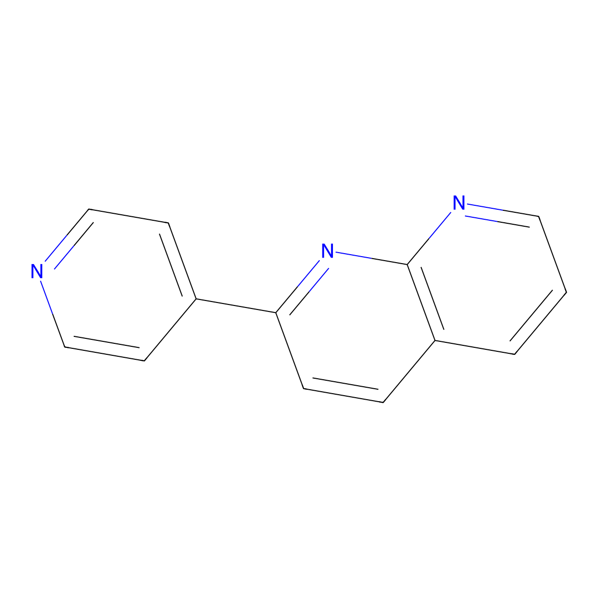 2-(Pyridin-4-yl)-1,8-naphthyridine molecular structure, CAS 108959-16-6