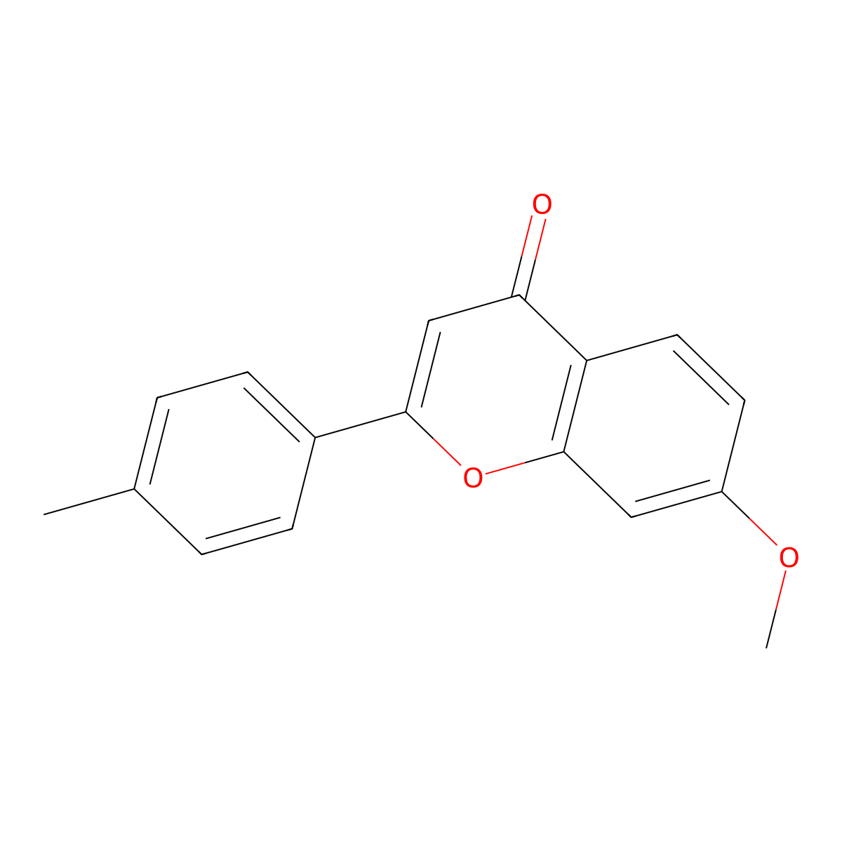 7-Methoxy-2-(4-methylphenyl)chromen-4-one molecular structure, CAS 108980-49-0